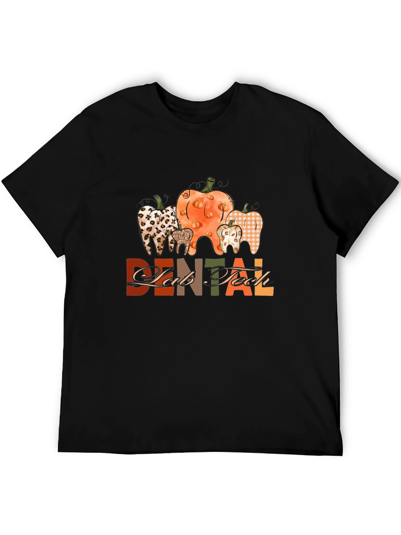 Dental Lab Tech Pumpkin Teeth T-Shirt