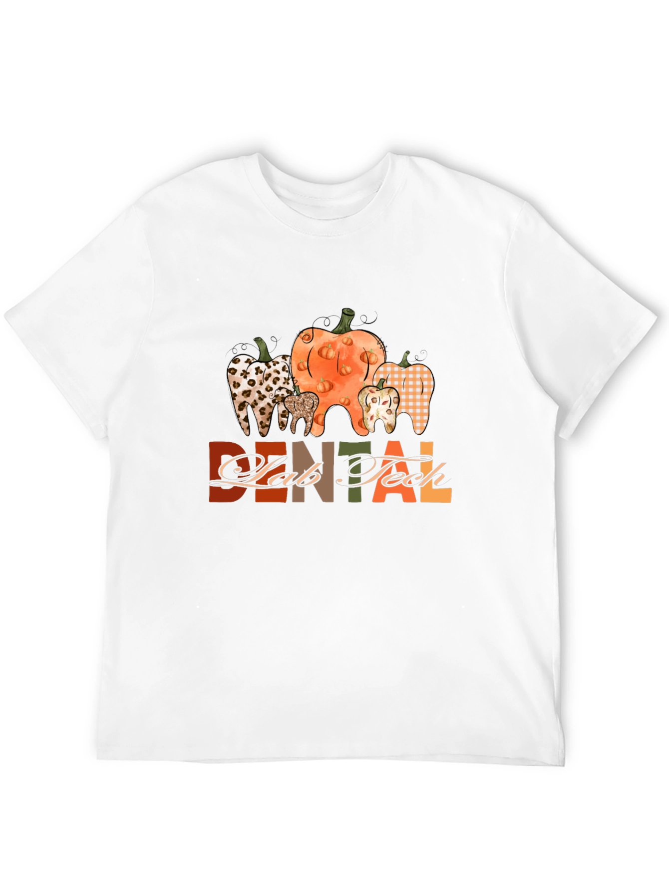 Dental Lab Tech Pumpkin Teeth T-Shirt