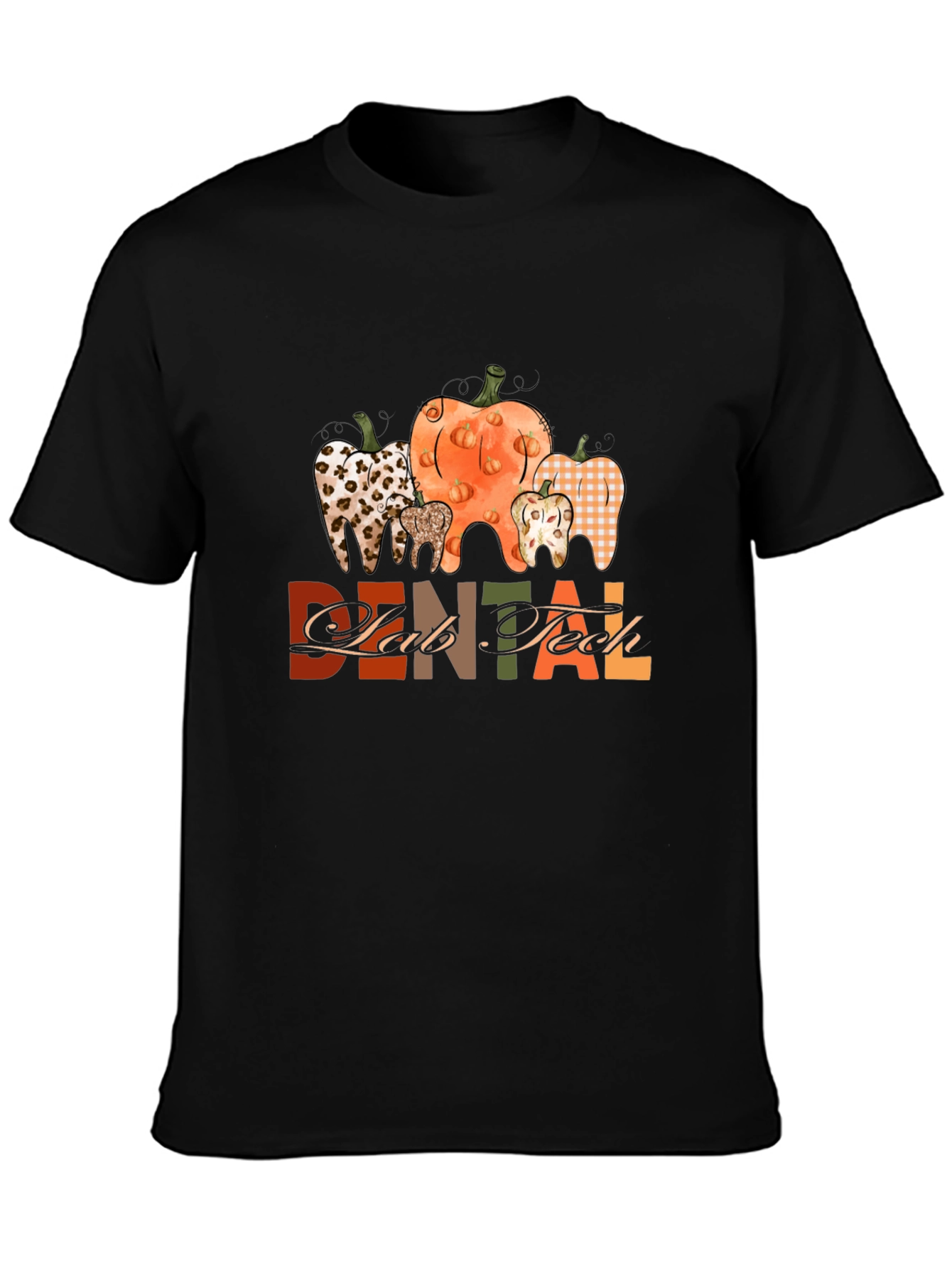 Dental Lab Tech Pumpkin Teeth T-Shirt