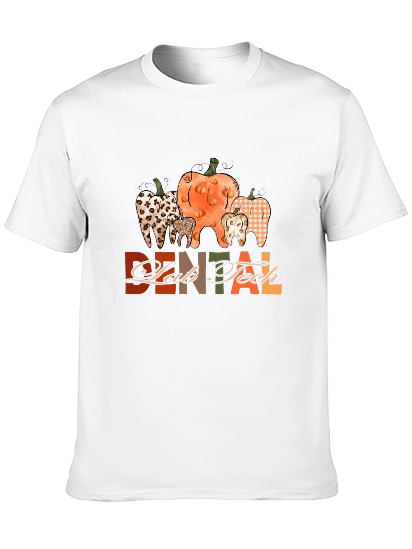 Dental Lab Tech Pumpkin Teeth T-Shirt