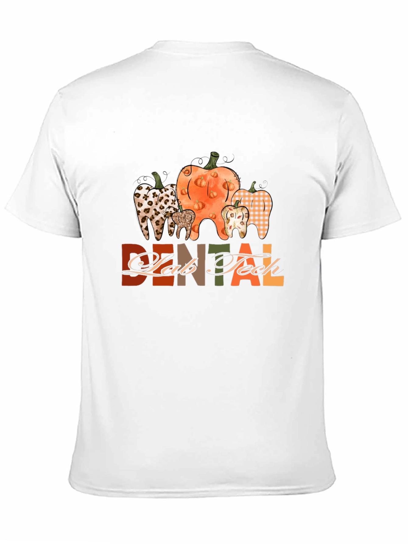 Dental Lab Tech Pumpkin Teeth T-Shirt