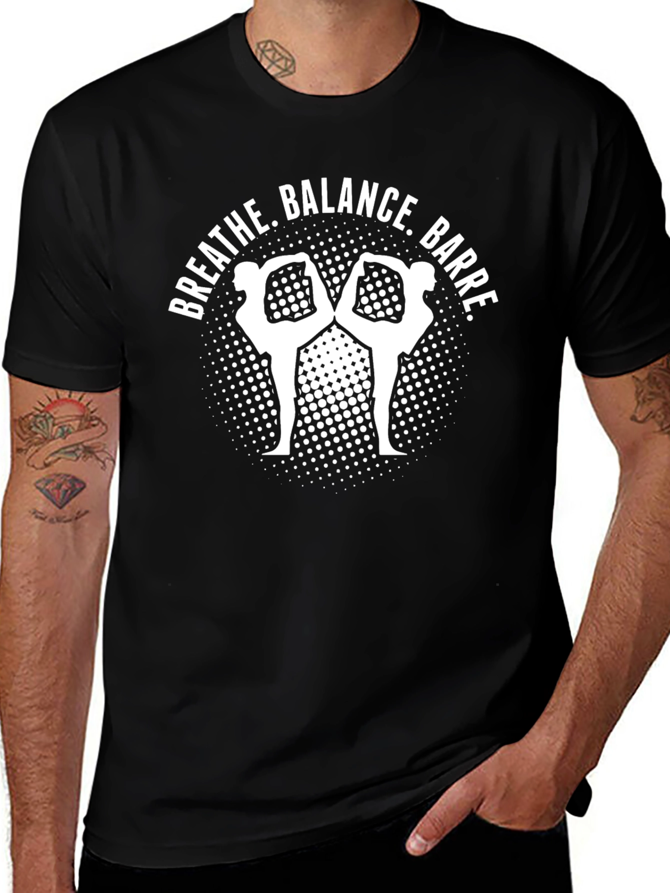 Breathe Balance Barre Graphic Tee