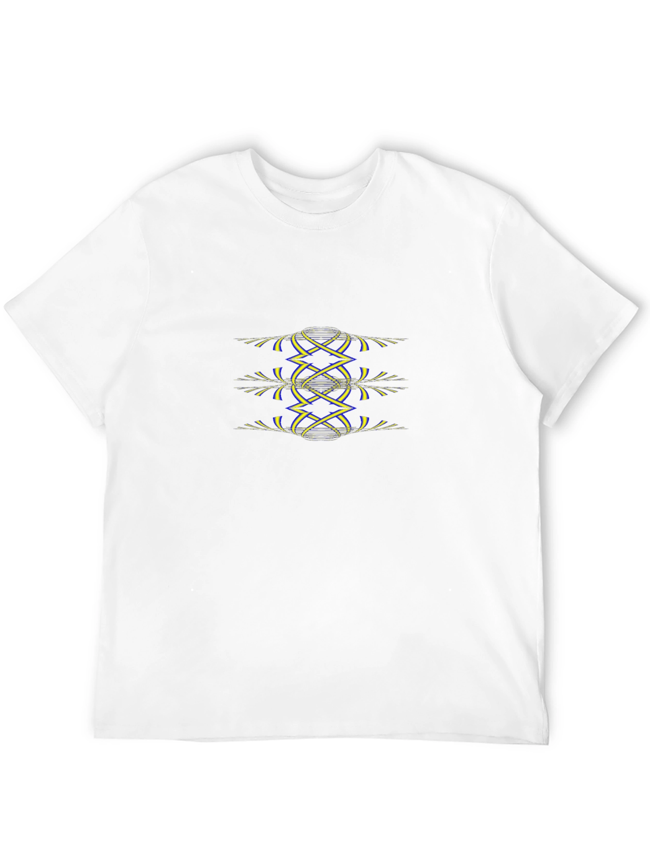 Abstract Graphic Black Tee