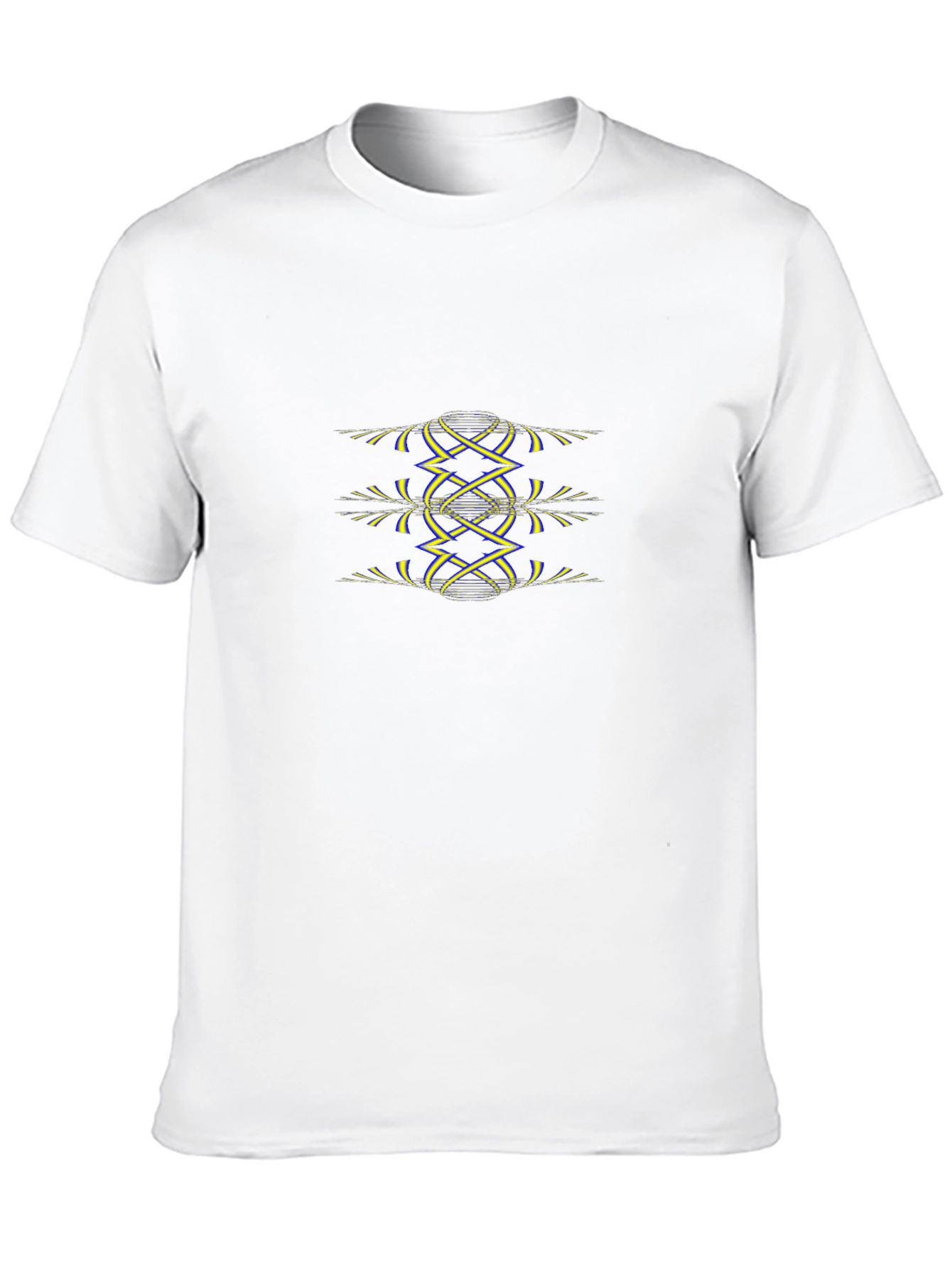 Abstract Graphic Black Tee