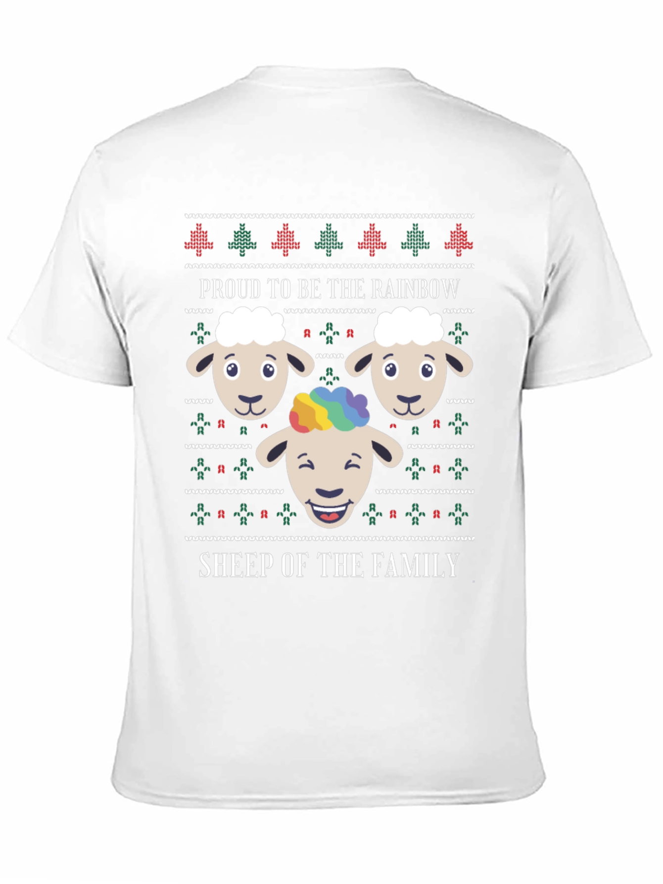 Proud Rainbow Sheep Graphic Tee