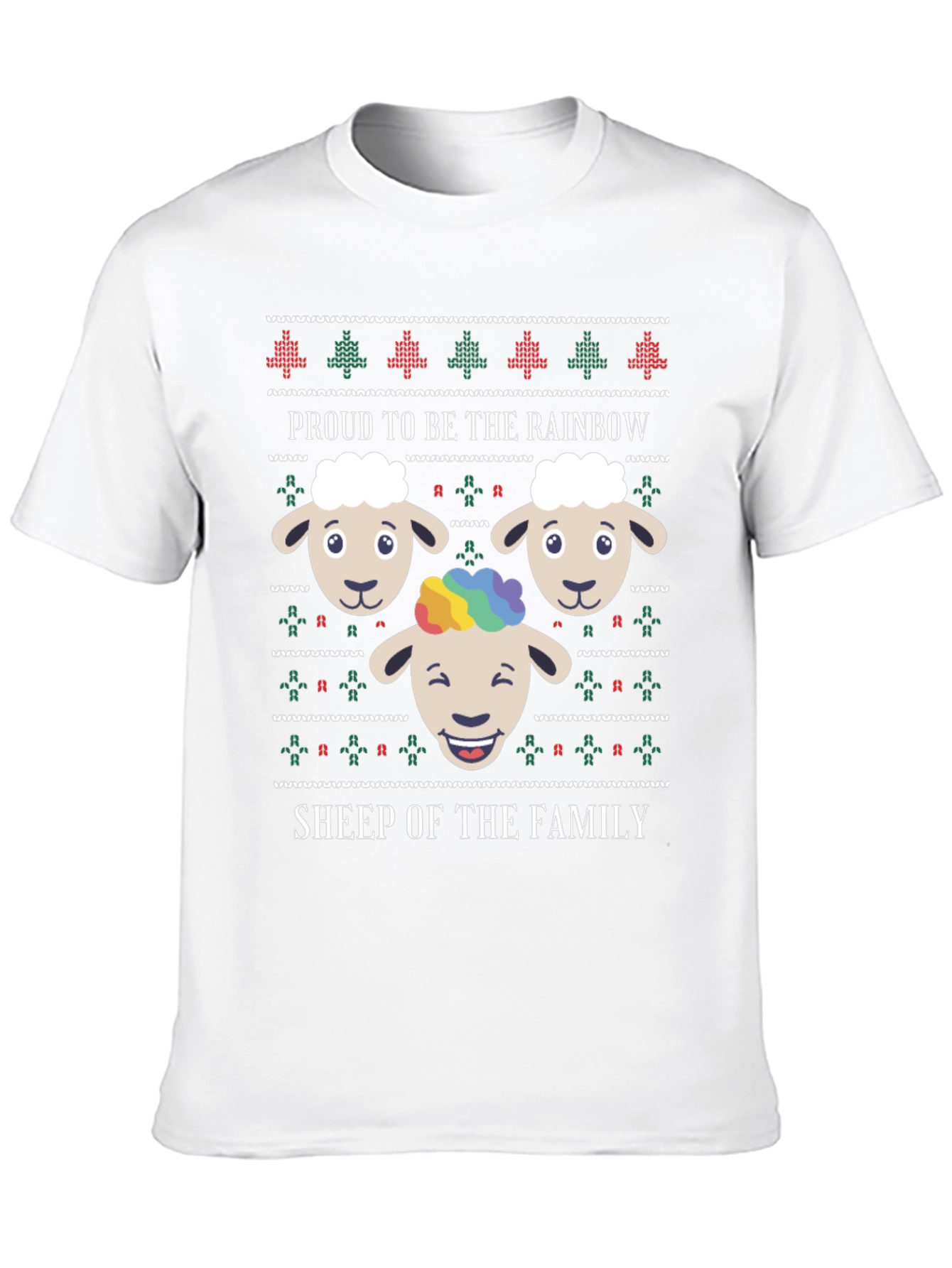 Proud Rainbow Sheep Graphic Tee
