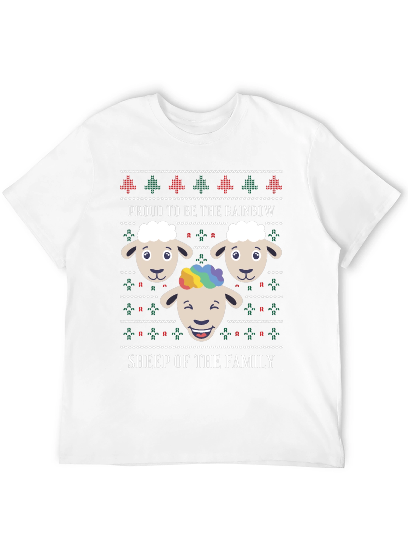 Proud Rainbow Sheep Graphic Tee