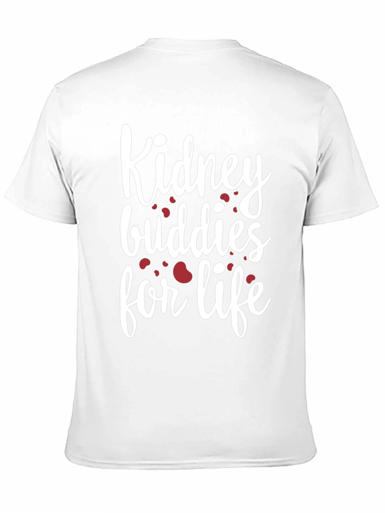 Kidney Buddies for Life Black Graphic T-Shirt
