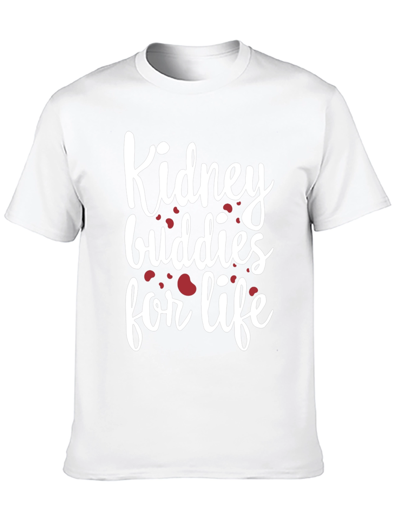 Kidney Buddies for Life Black Graphic T-Shirt