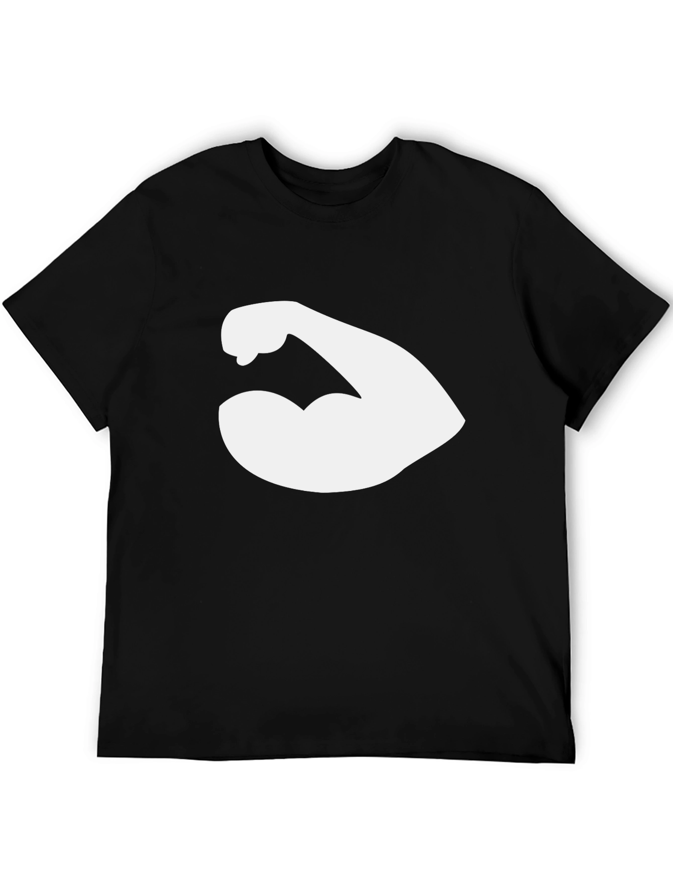 Muscle Flex Black T-Shirt - Show Off Your Strength!