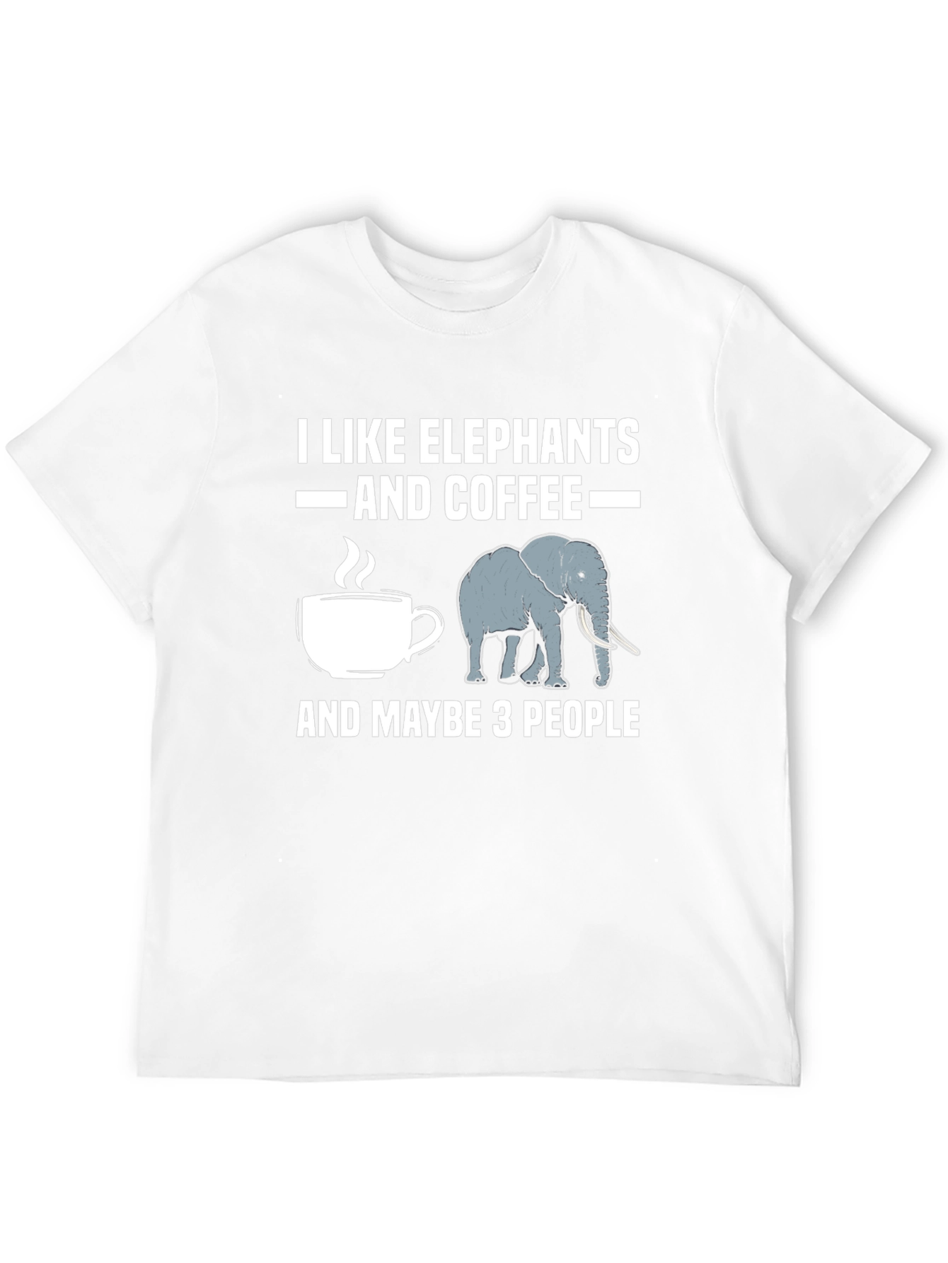 I Like Elephants and Coffee T-Shirt