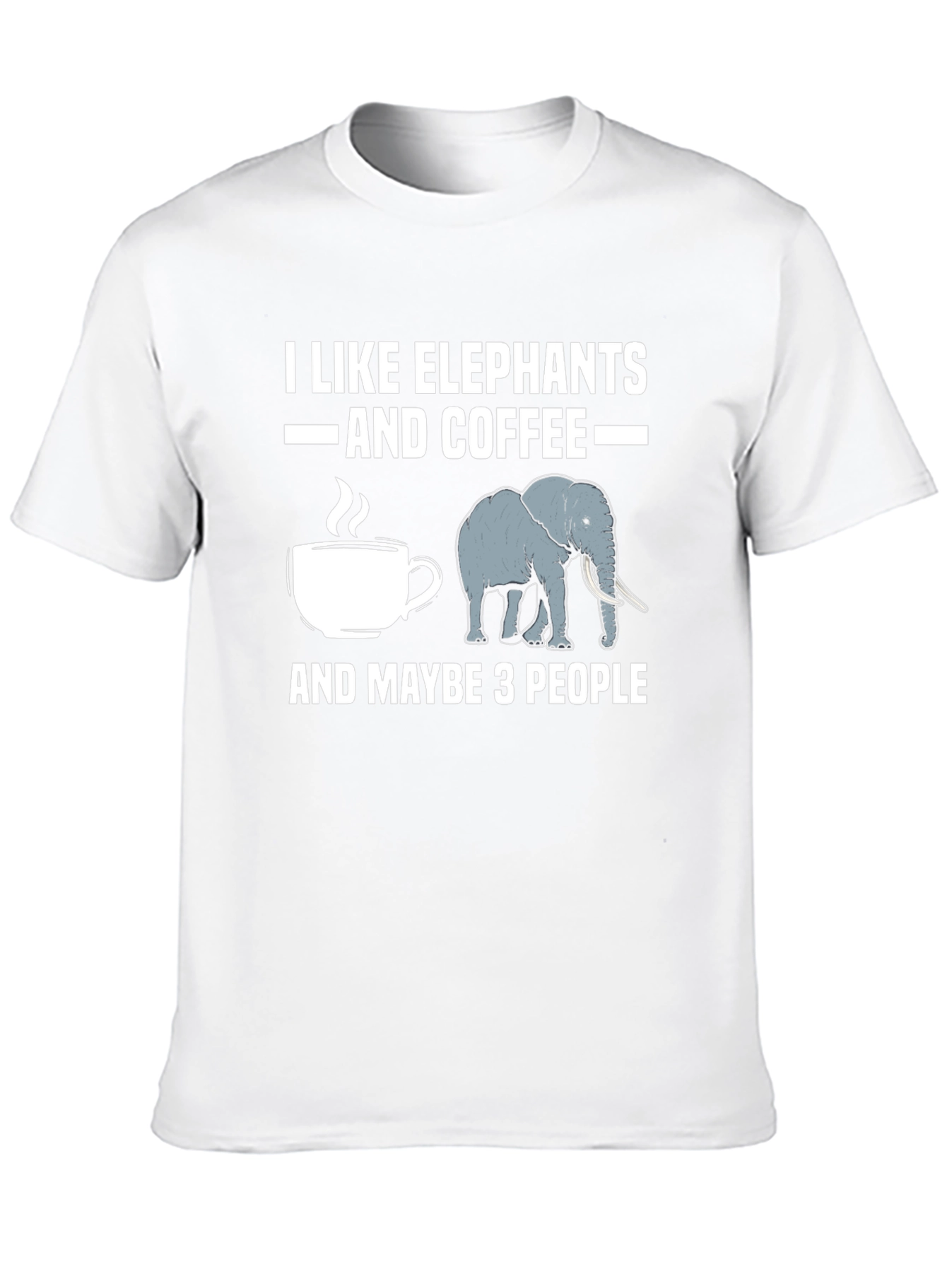 I Like Elephants and Coffee T-Shirt