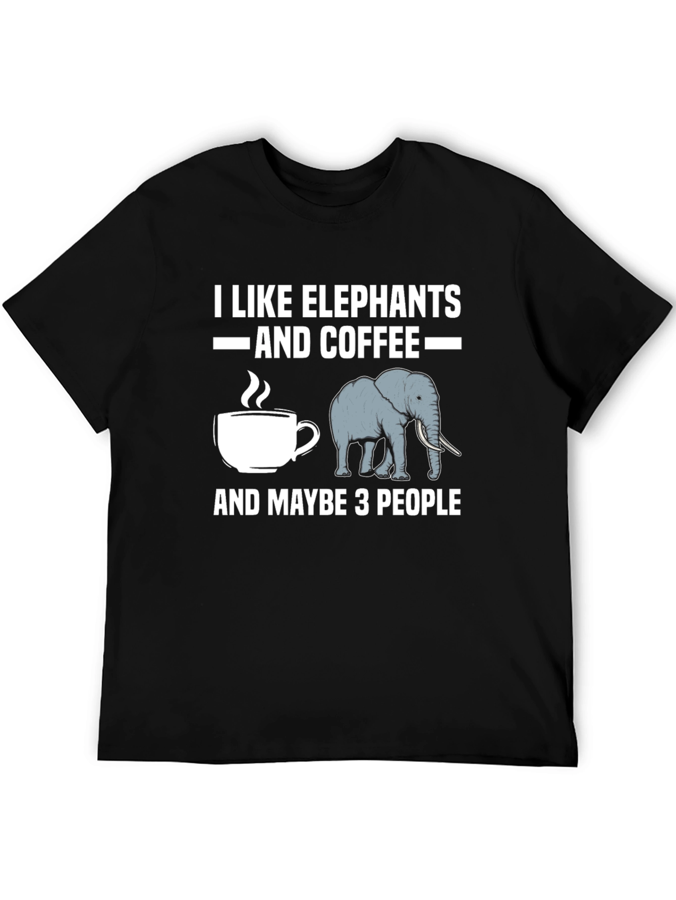 I Like Elephants and Coffee T-Shirt