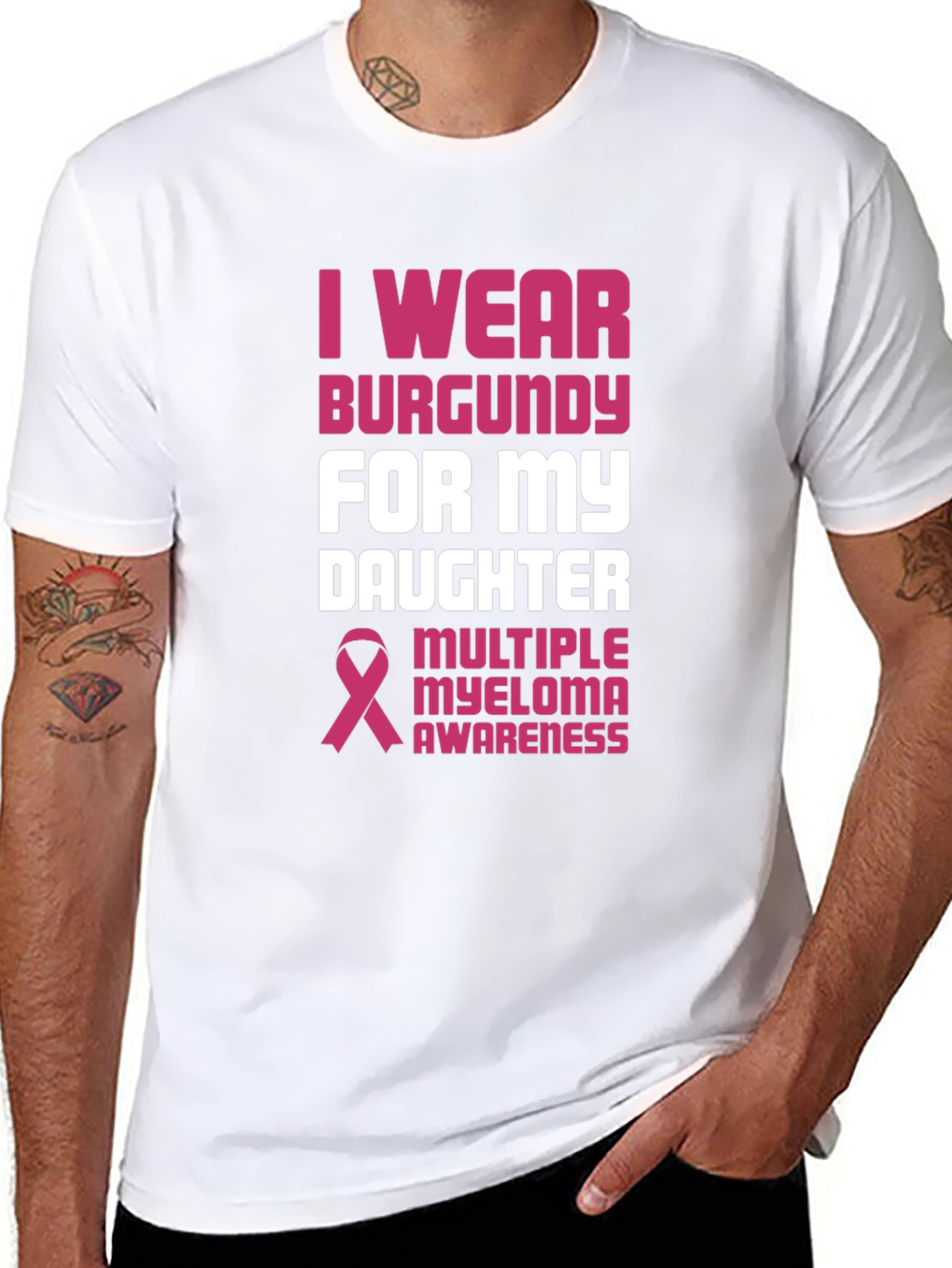 Burgundy Awareness T-Shirt