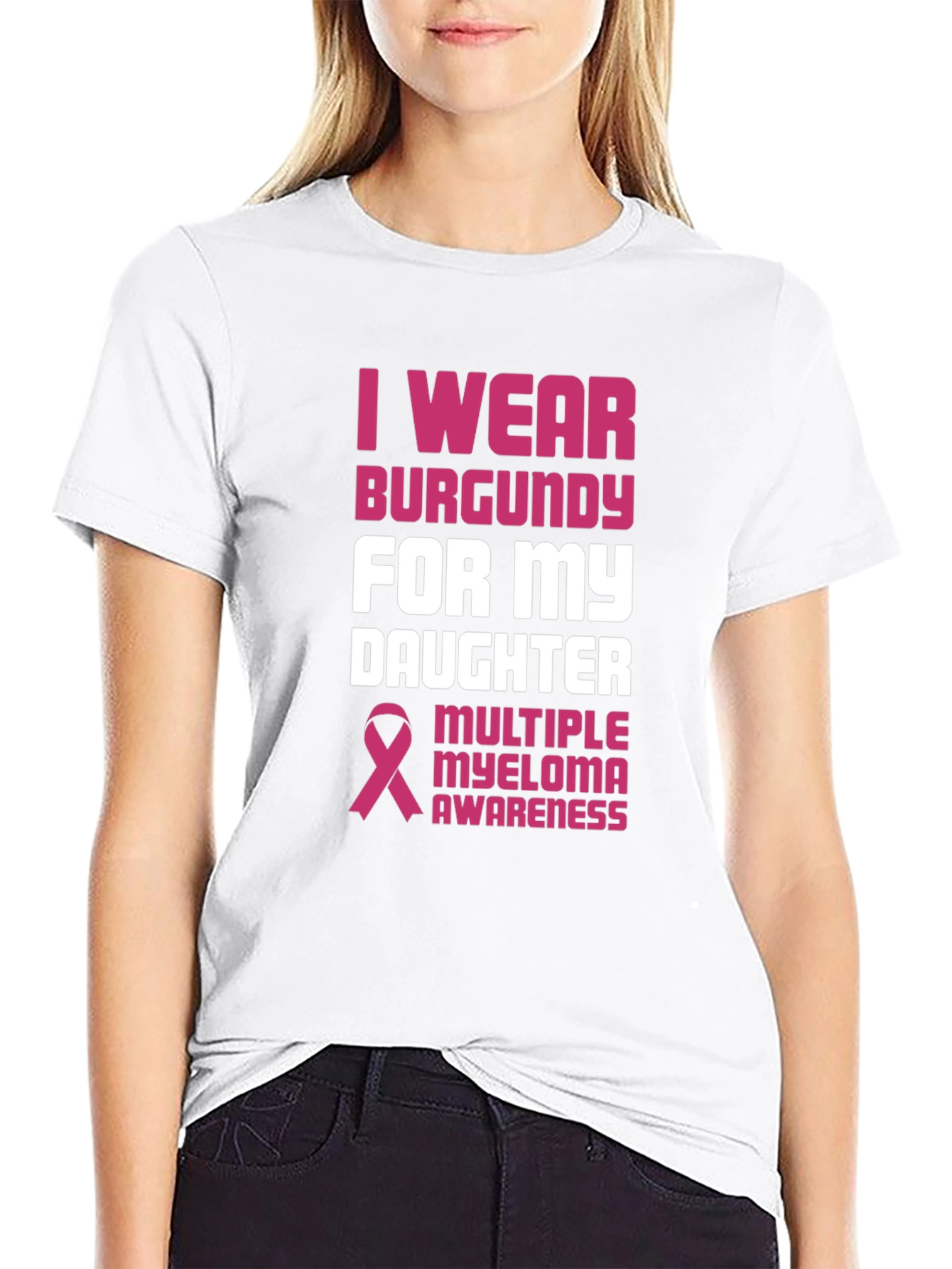 Burgundy Awareness T-Shirt
