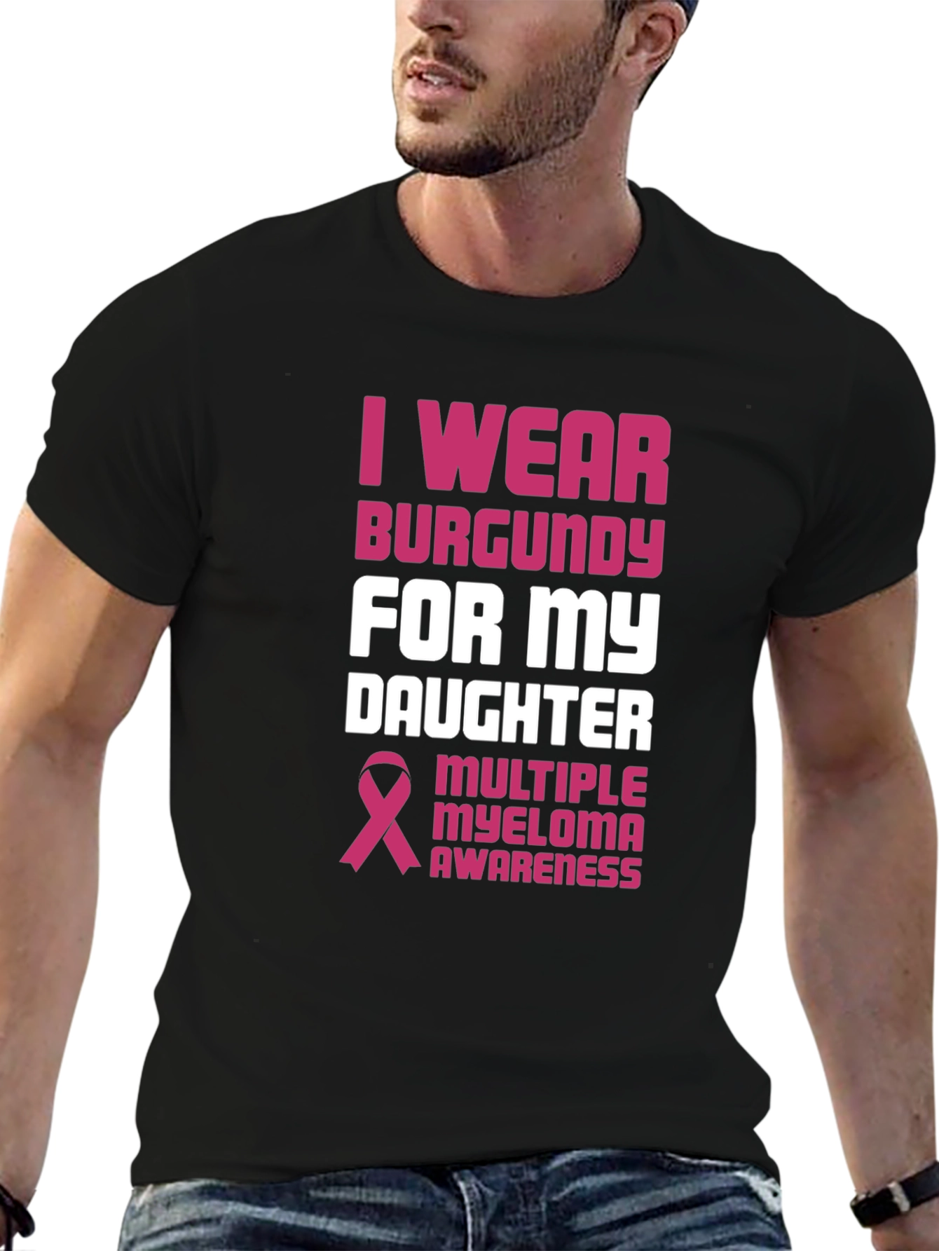 Burgundy Awareness T-Shirt