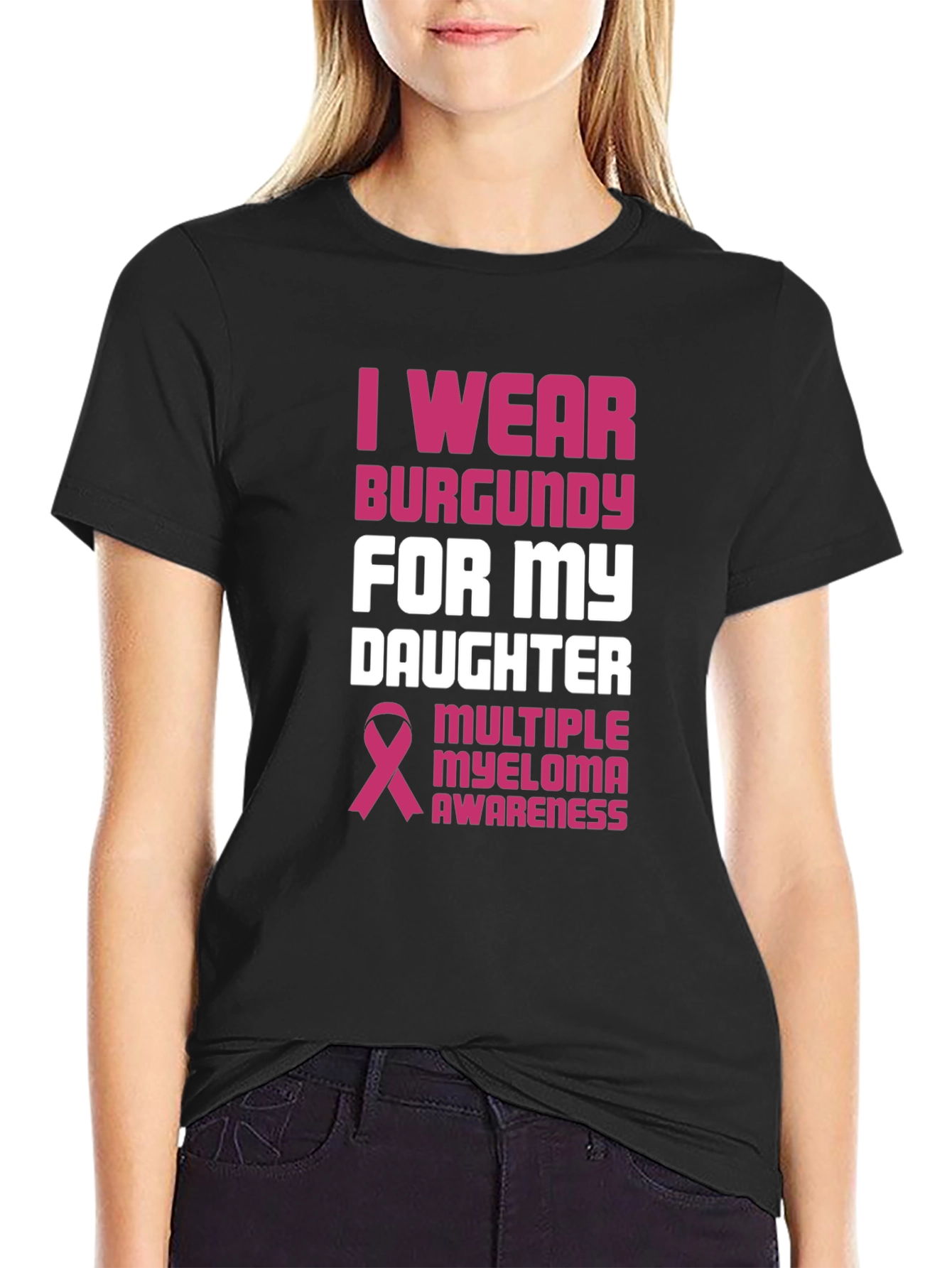 Burgundy Awareness T-Shirt