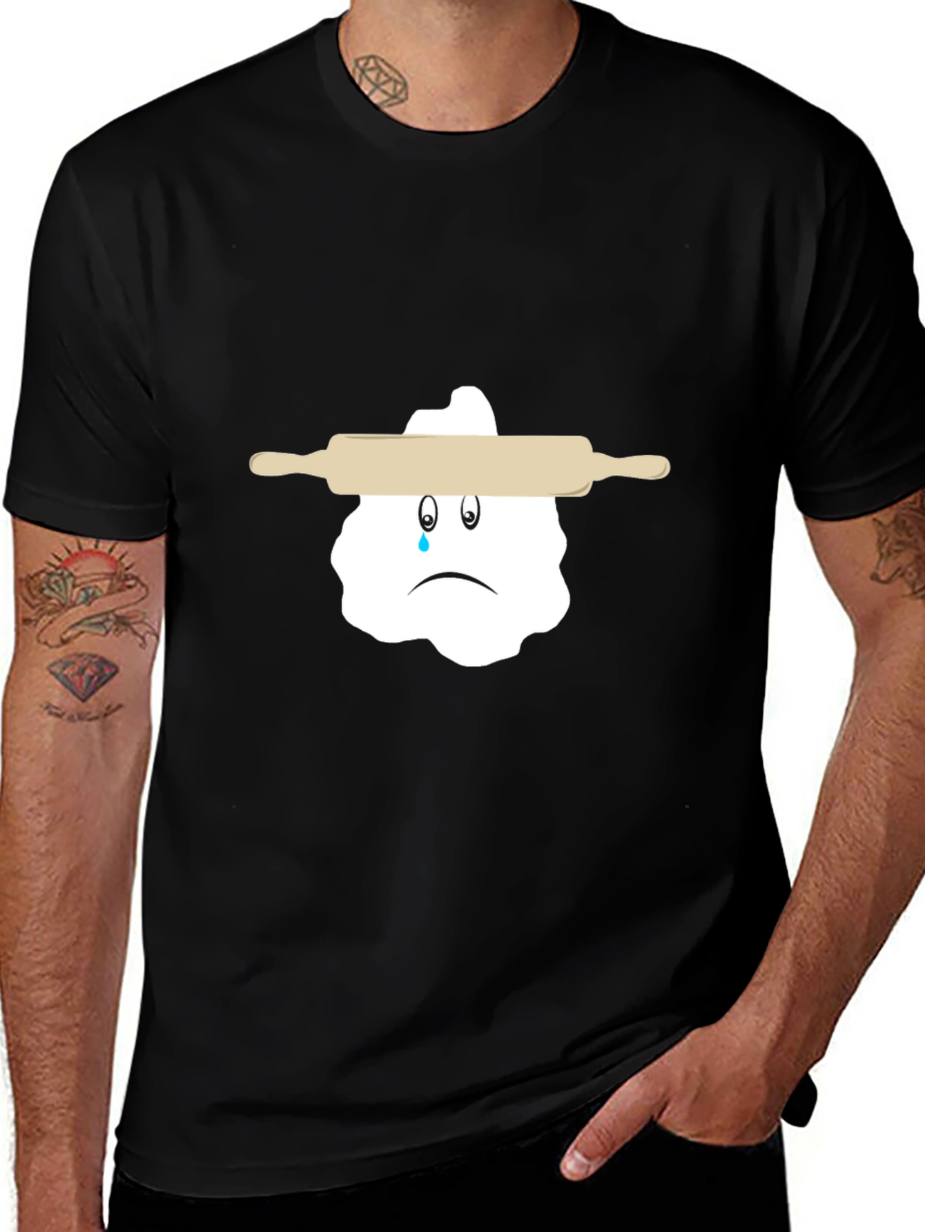 Sad Dough Rolling Pin T-Shirt