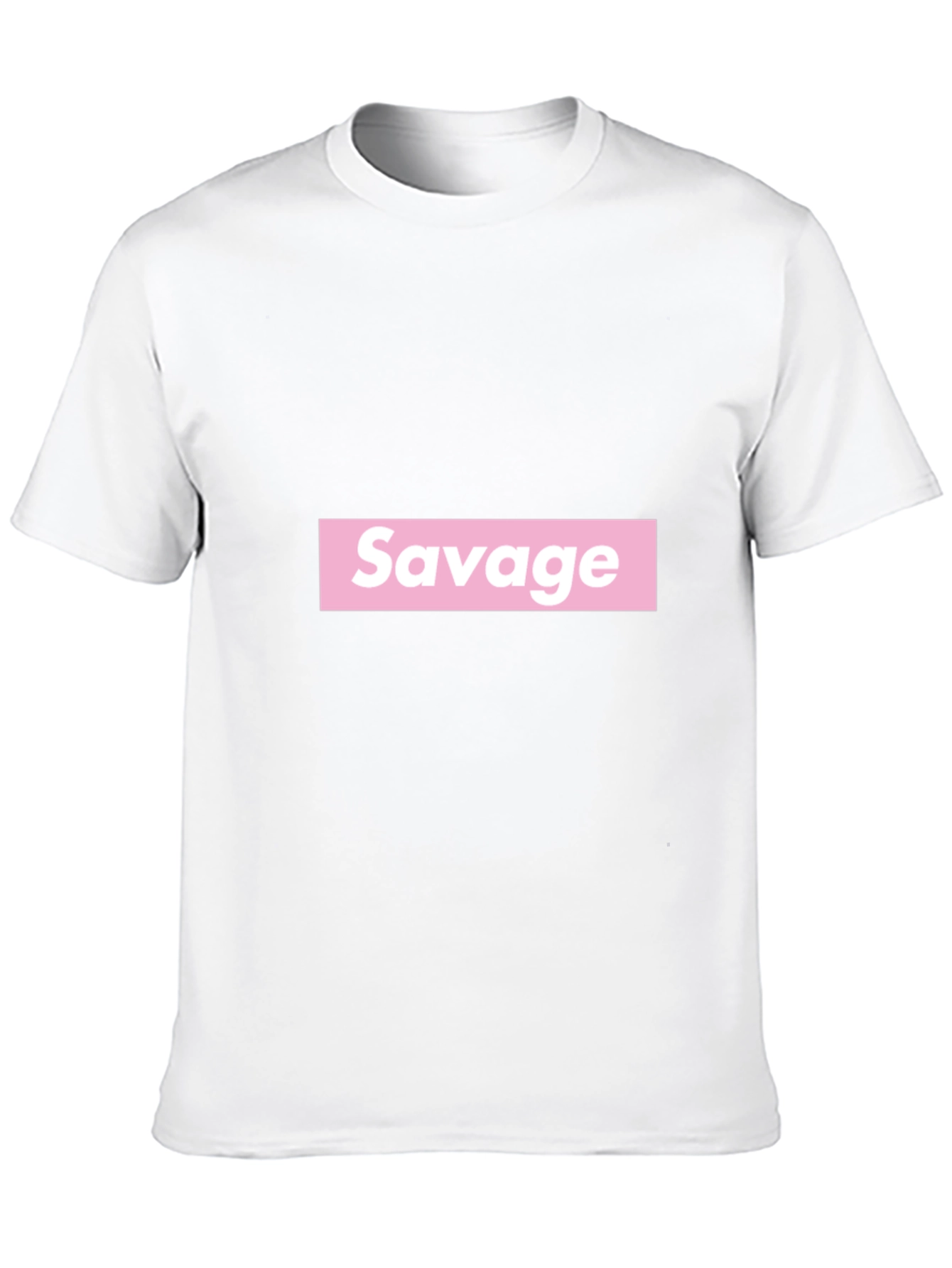 Savage Graphic Tee - Bold Statement Black T-Shirt