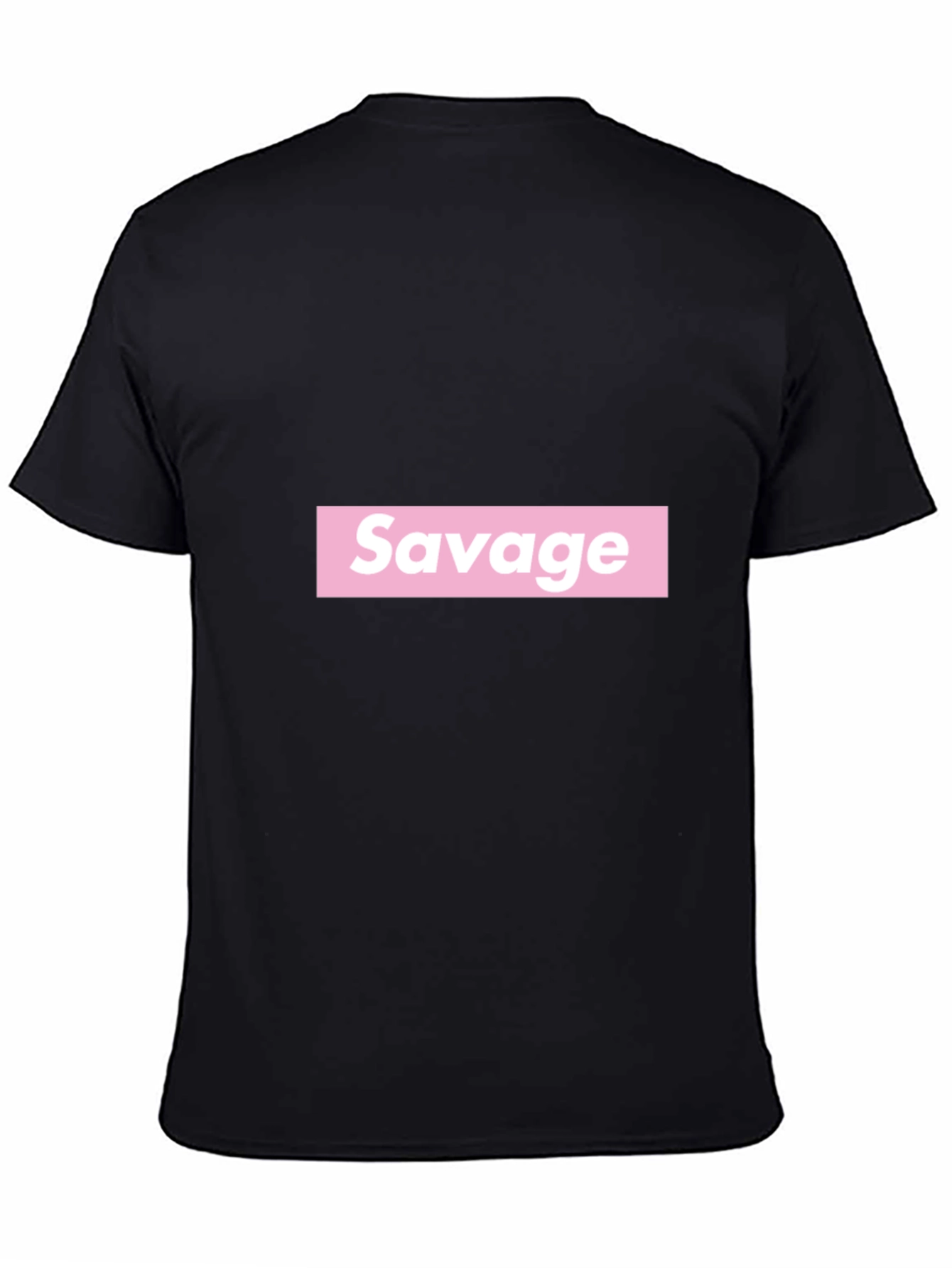 Savage Graphic Tee - Bold Statement Black T-Shirt