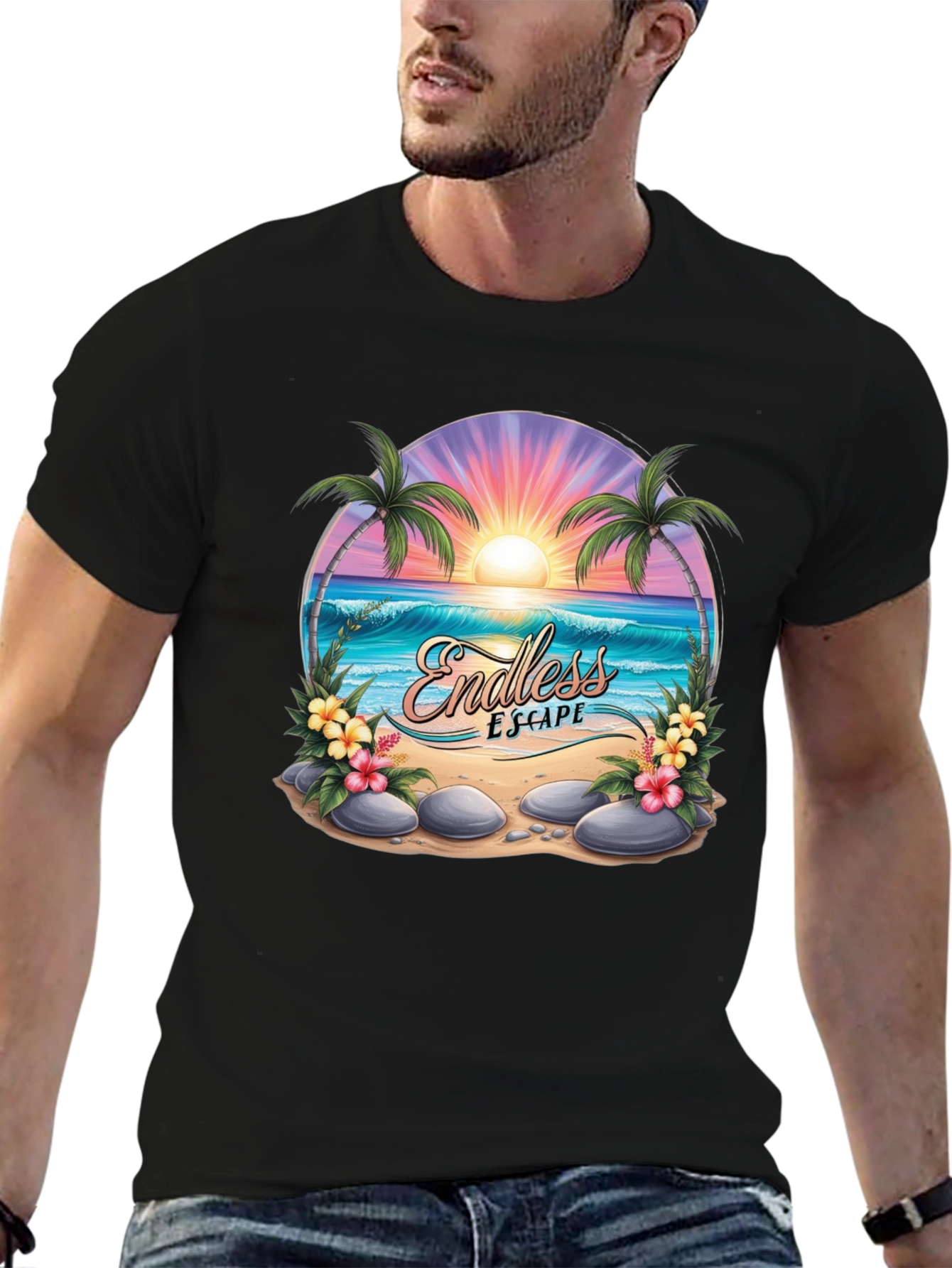 Endless Escape Beach T-Shirt
