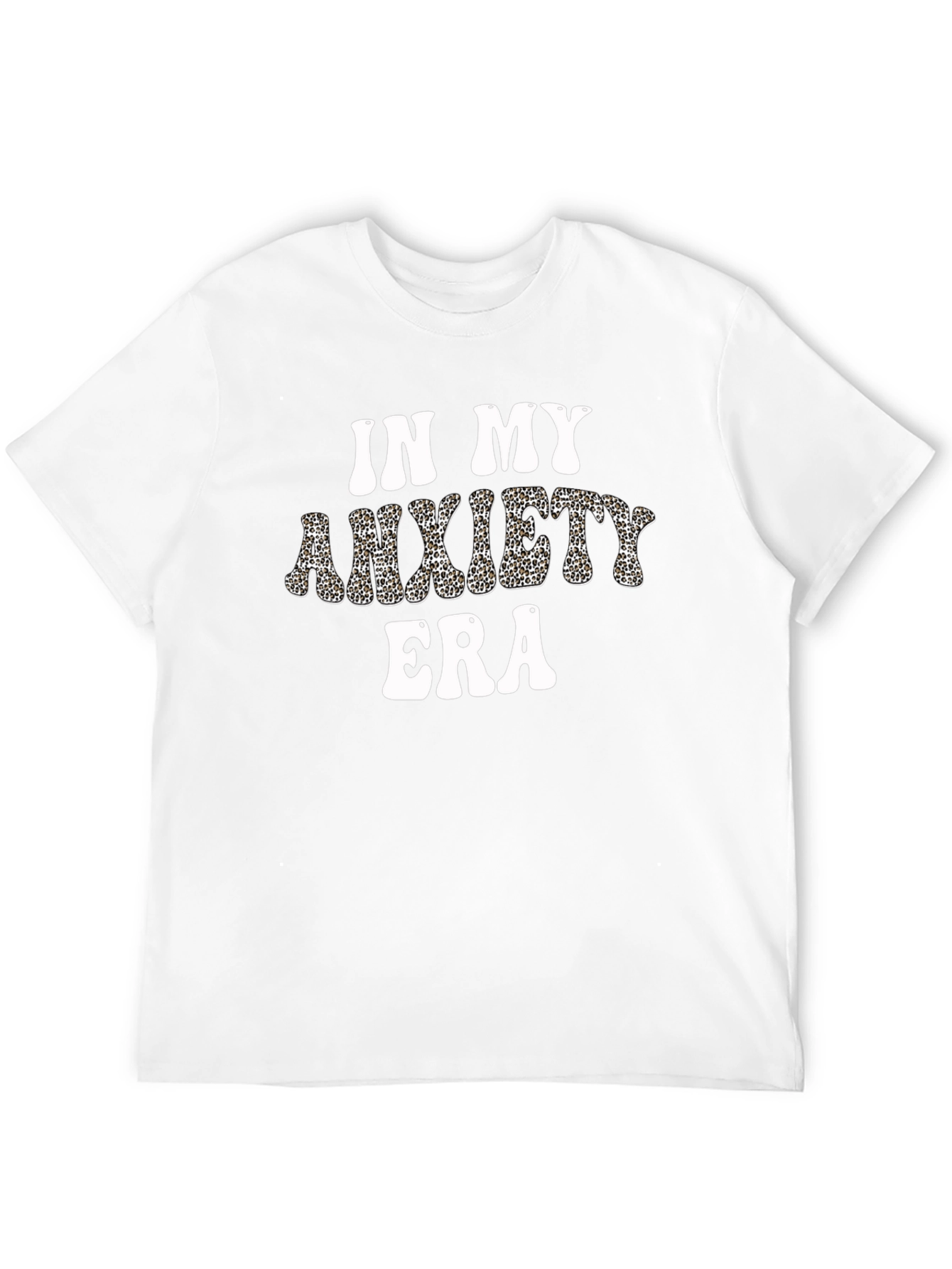 In My Anxiety Era Black Graphic Tee