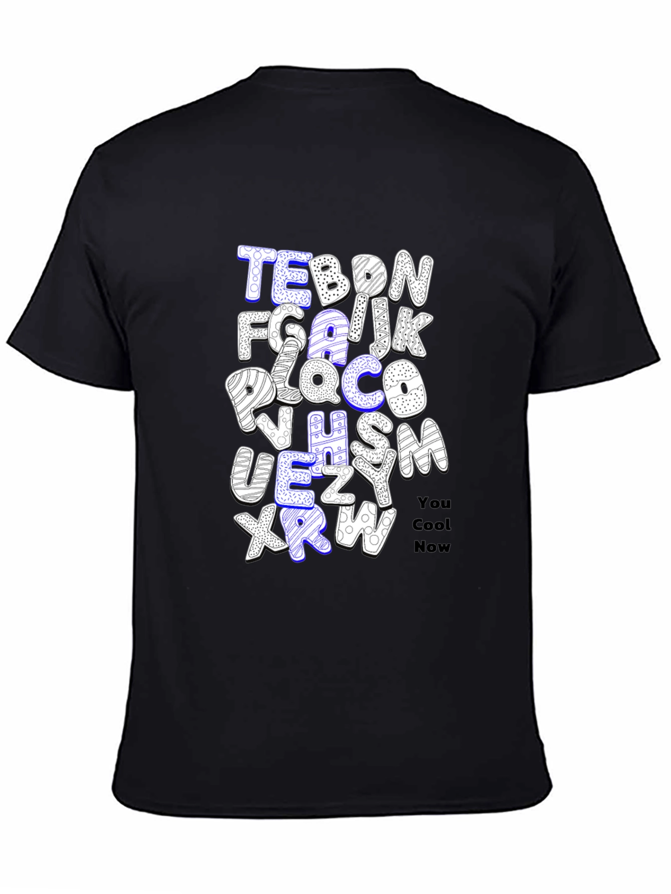 Alphabet Letter T-Shirt - You Cool Now