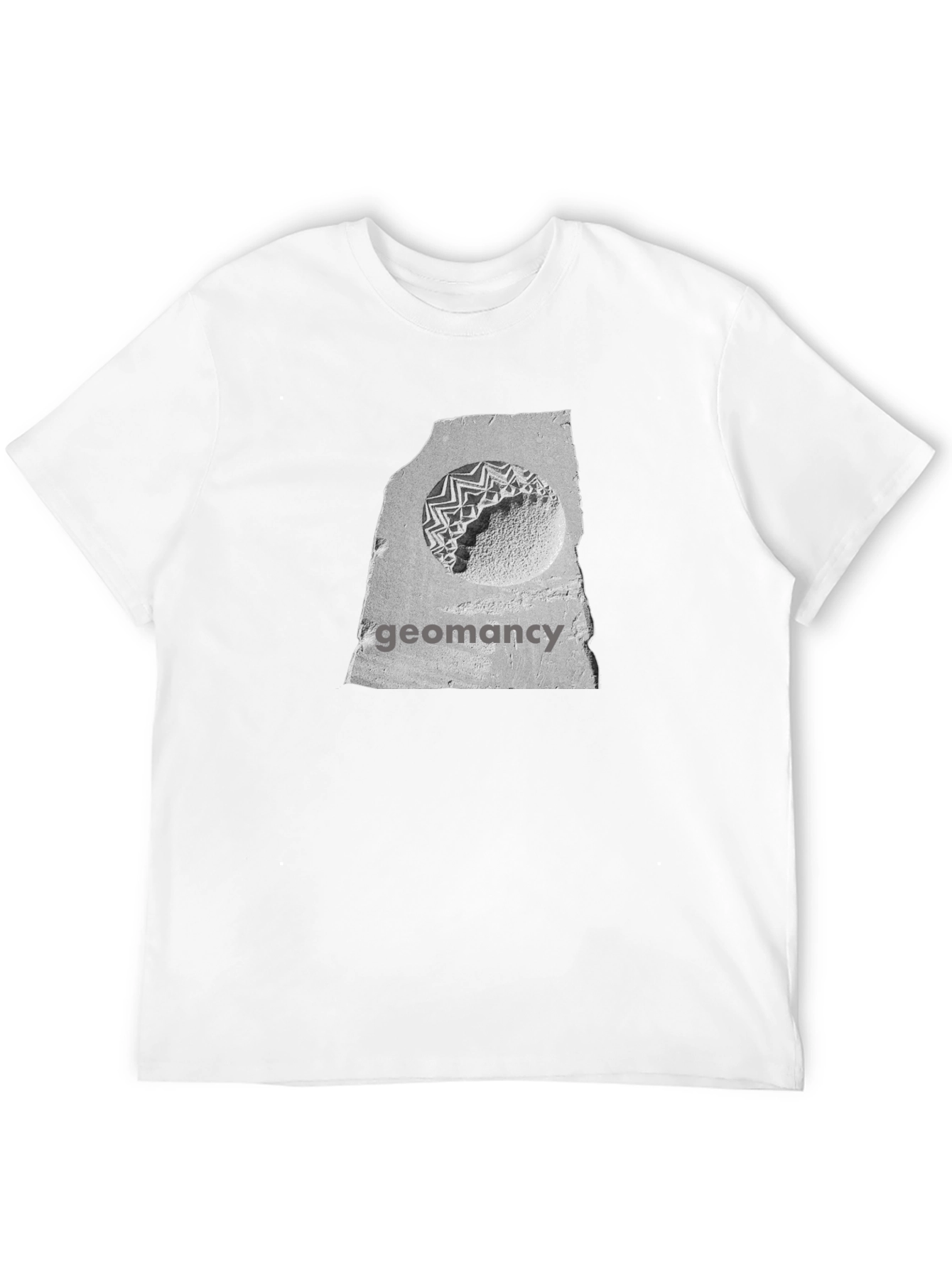 Geomancy Graphic Print Black T-Shirt