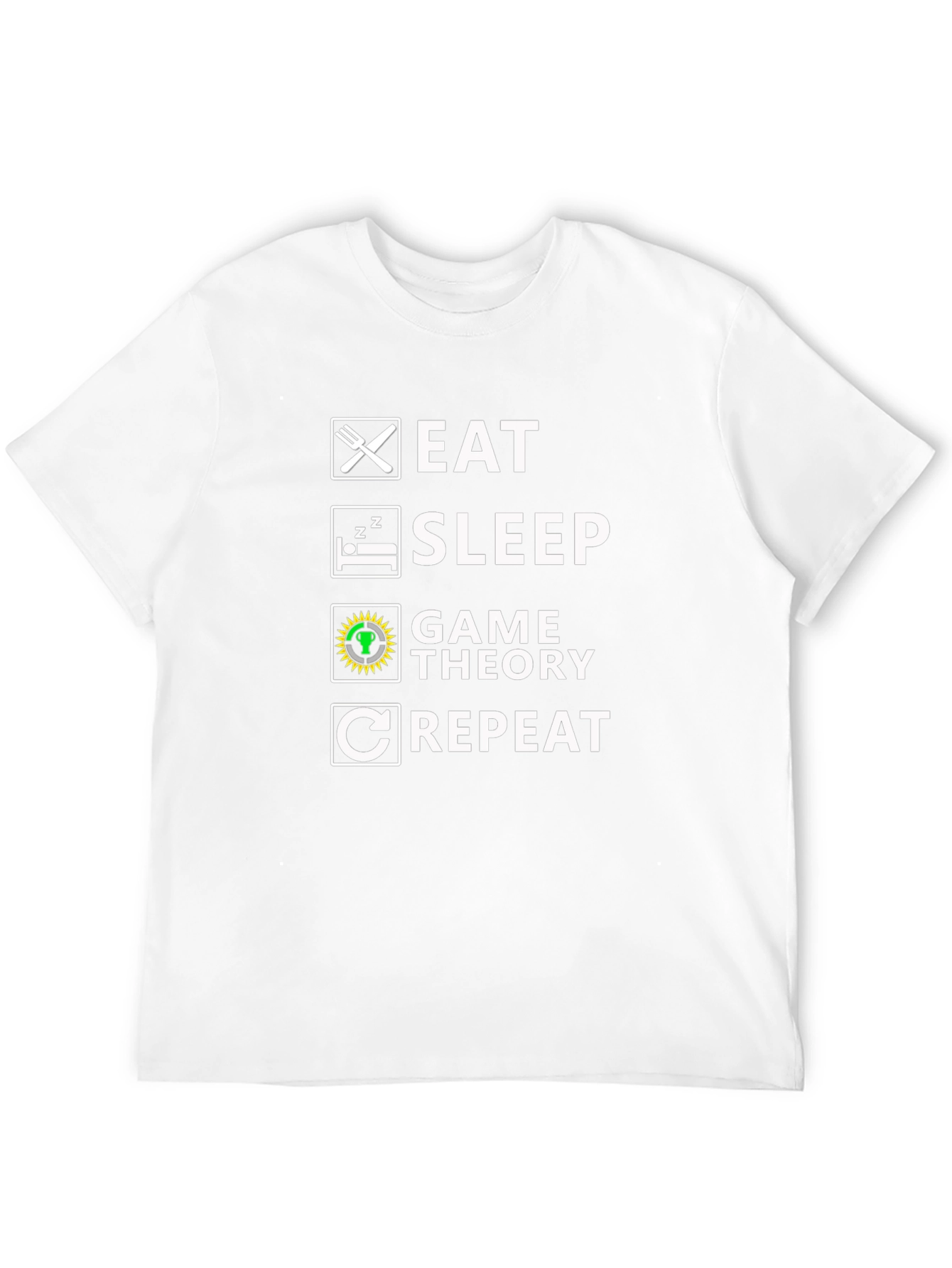 Eat Sleep Game Theory Repeat T-Shirt