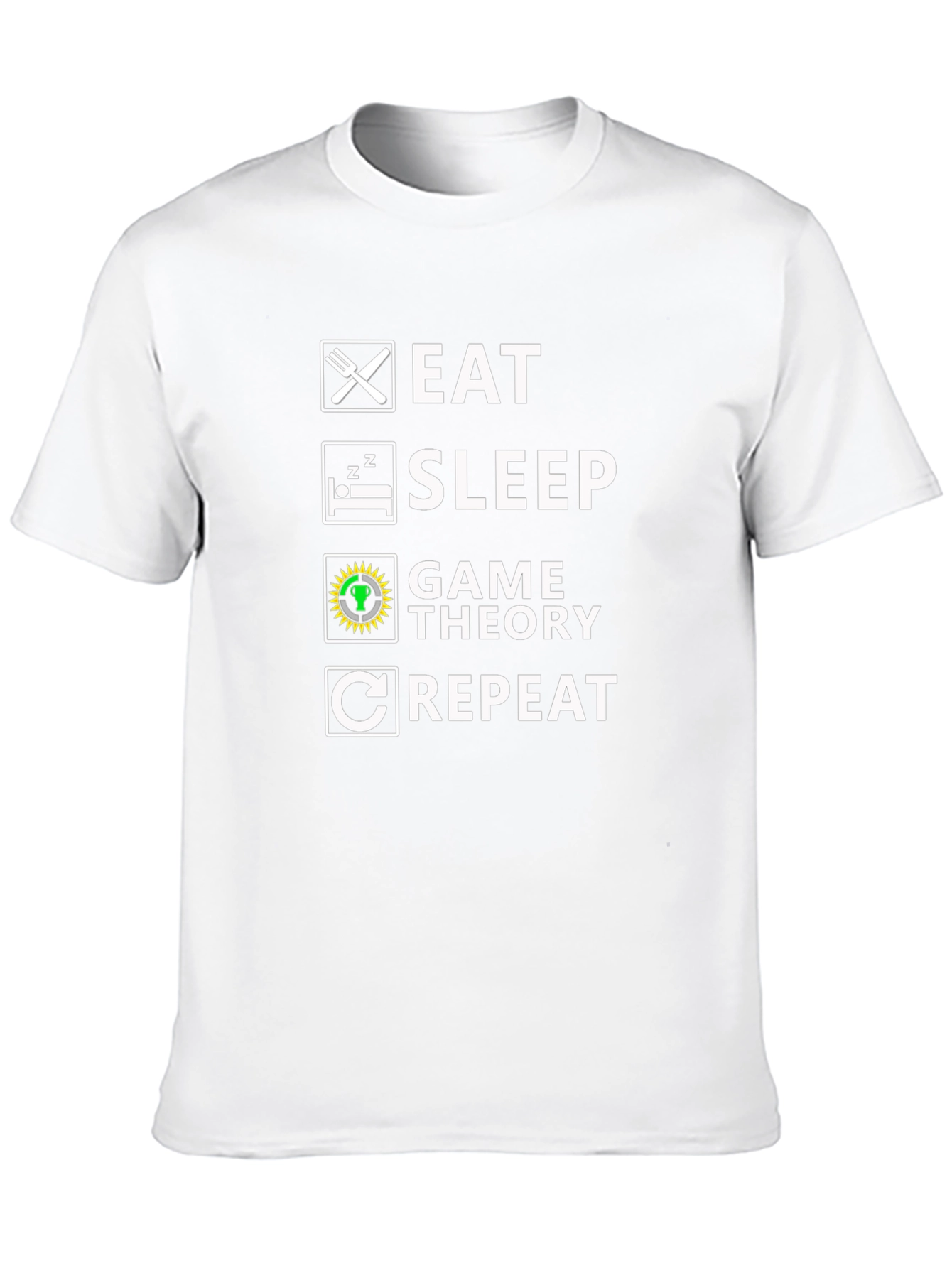 Eat Sleep Game Theory Repeat T-Shirt