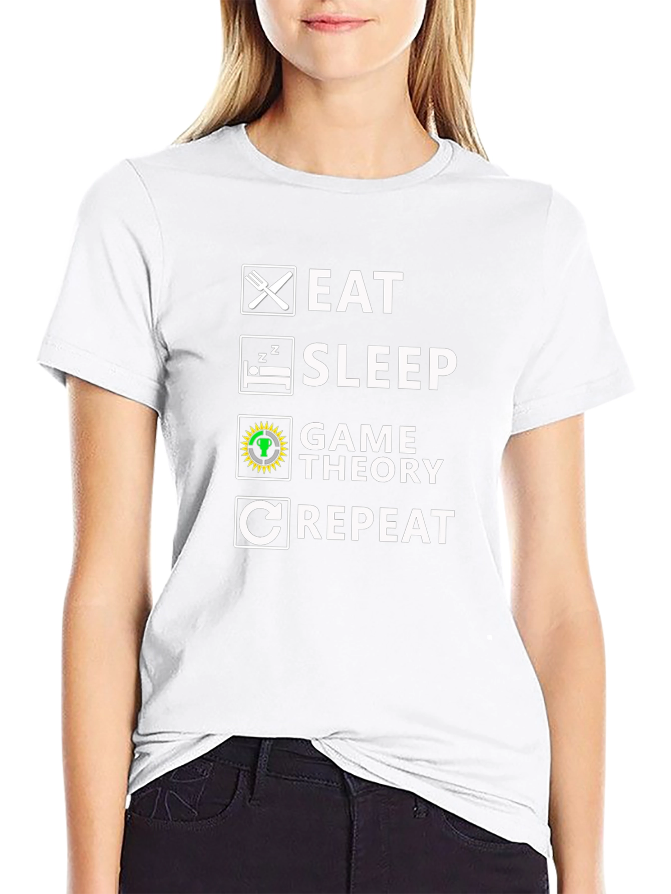 Eat Sleep Game Theory Repeat T-Shirt