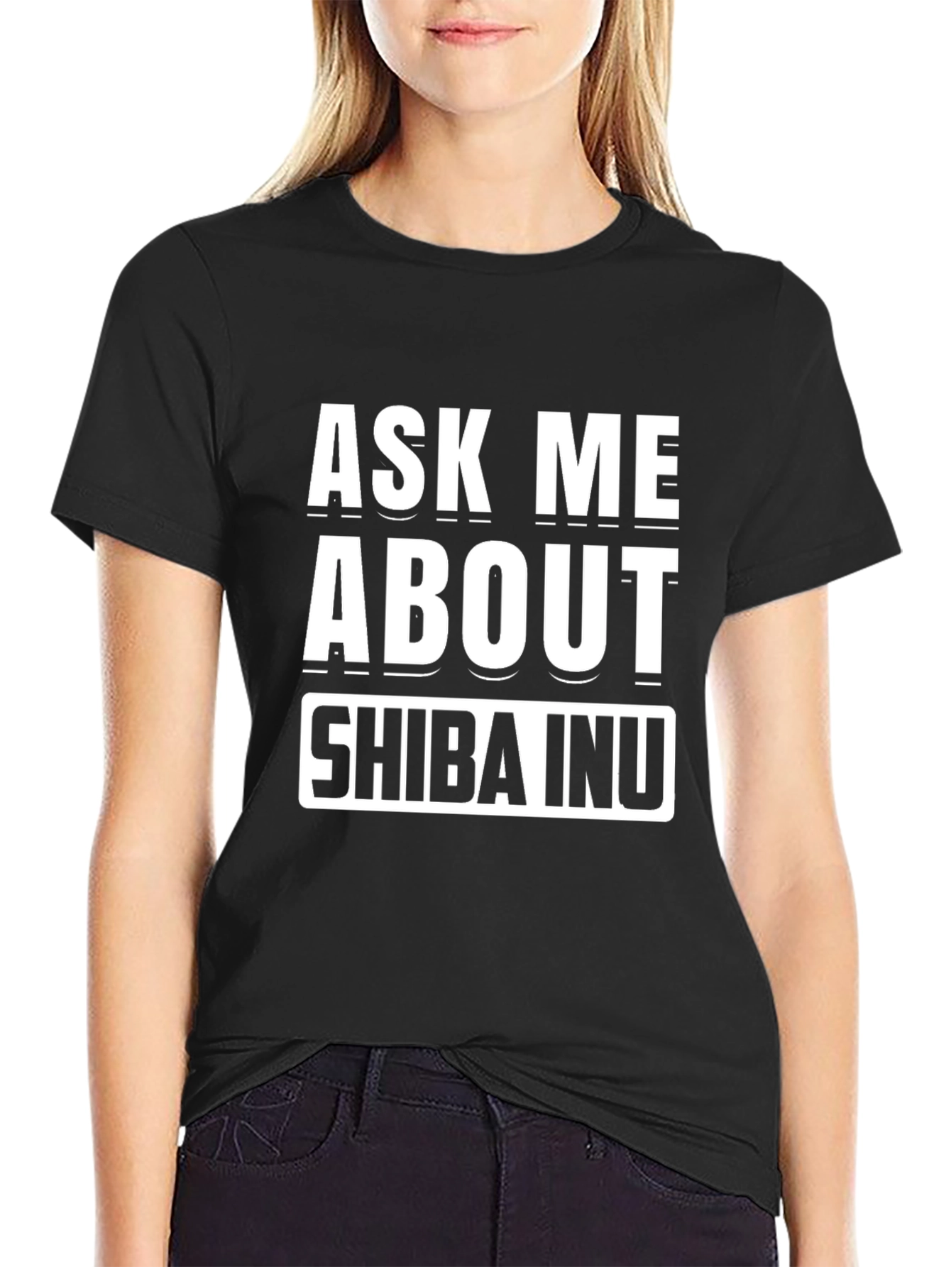 Ask Me About Shiba Inu T-Shirt
