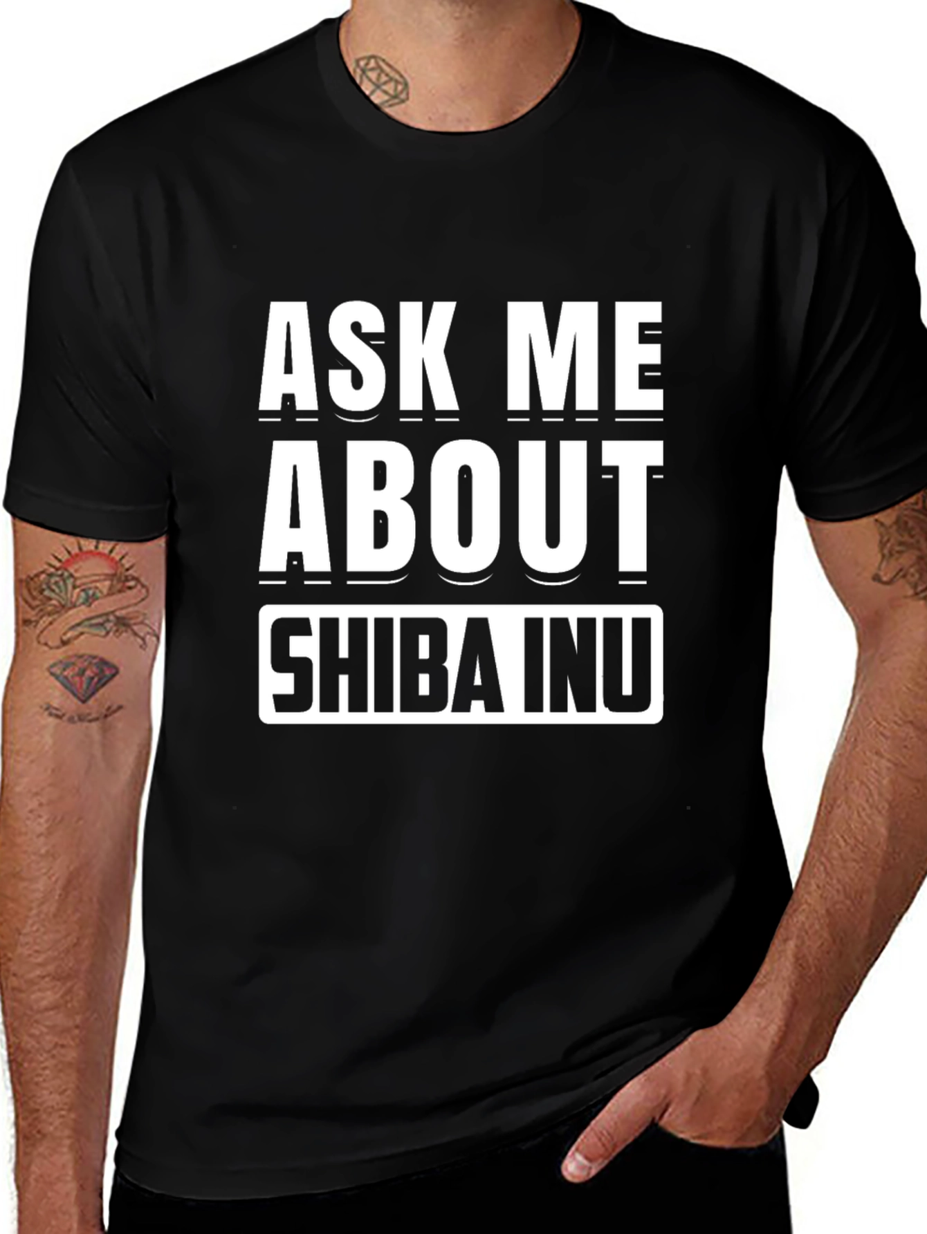 Ask Me About Shiba Inu T-Shirt