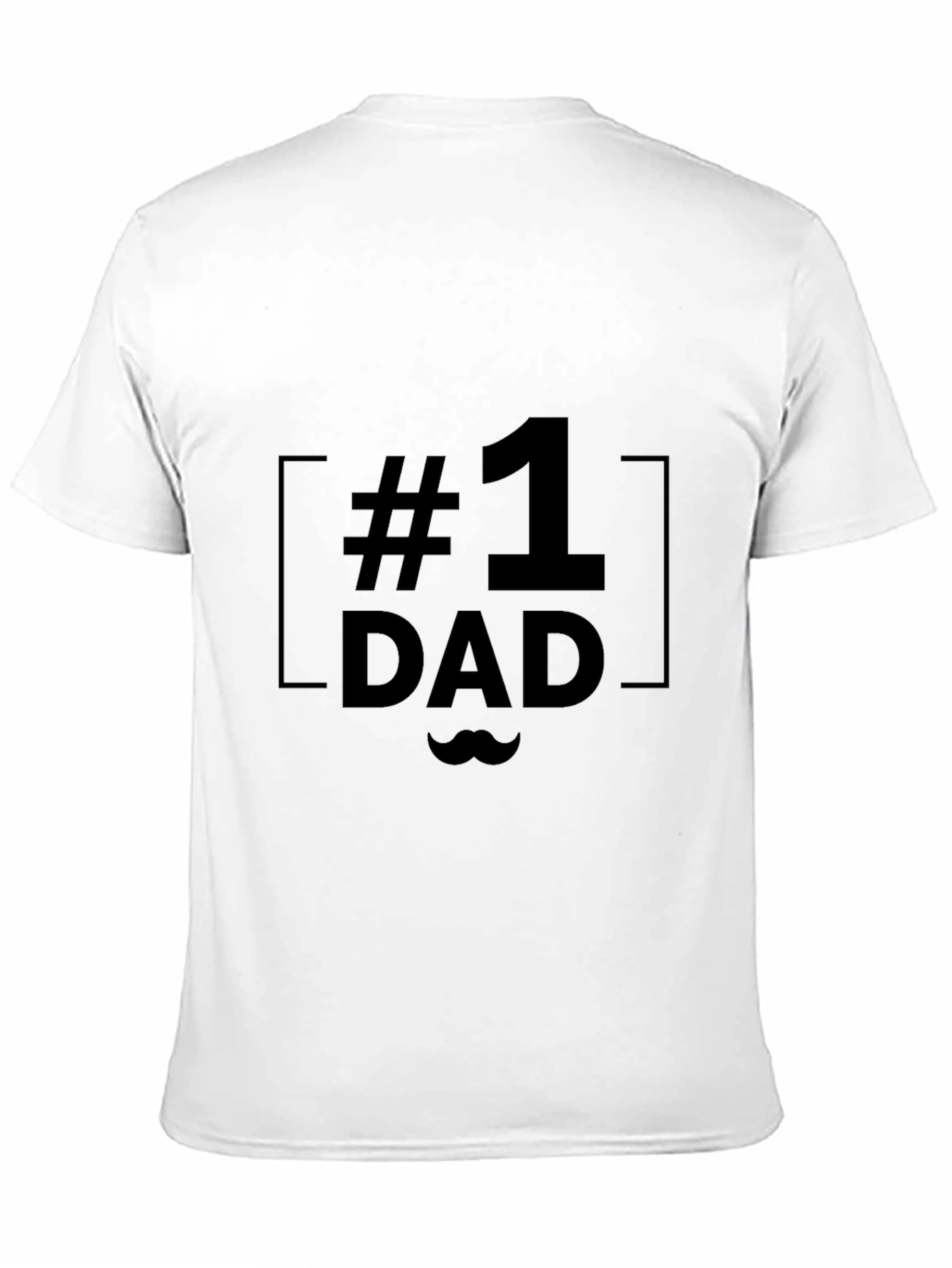 #1 Dad Black T-Shirt - Fathers Day Gift