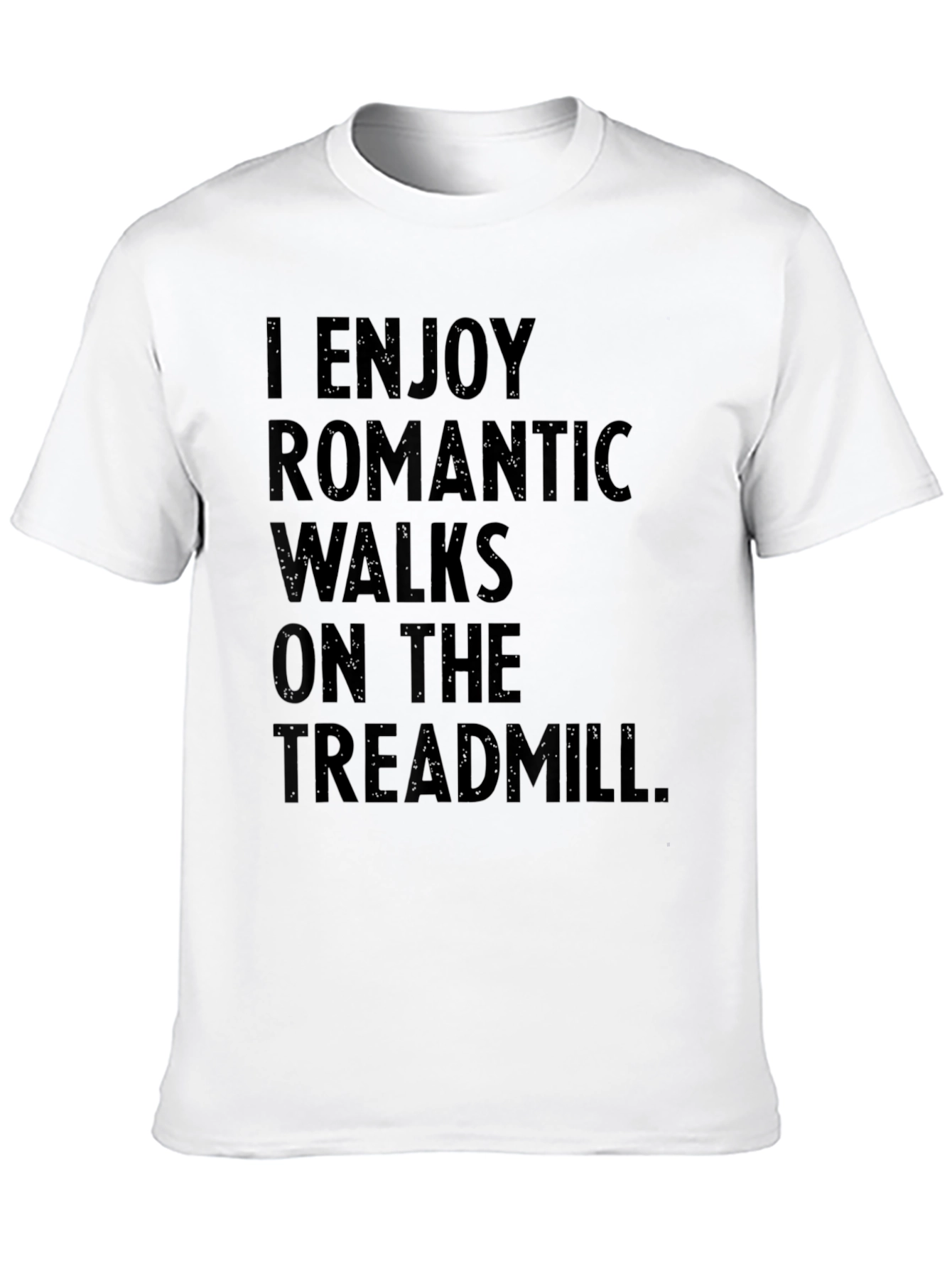 Funny Treadmill Workout Graphic T-Shirt