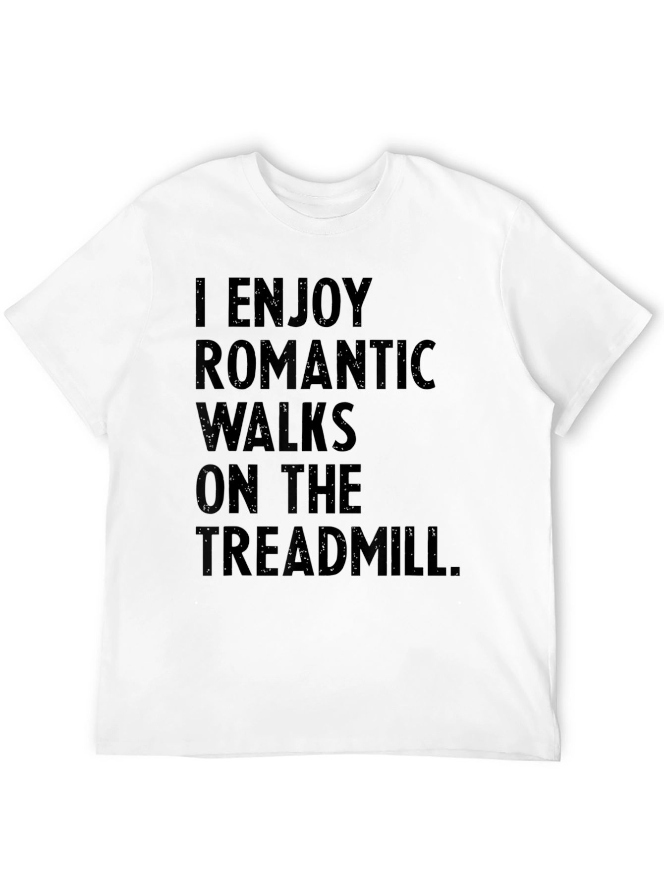 Funny Treadmill Workout Graphic T-Shirt