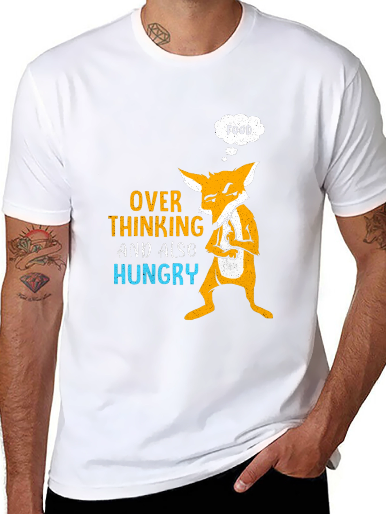 Overthinking and Hungry Fox T-Shirt