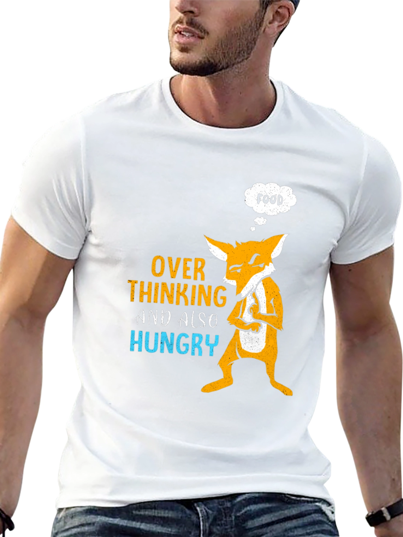 Overthinking and Hungry Fox T-Shirt