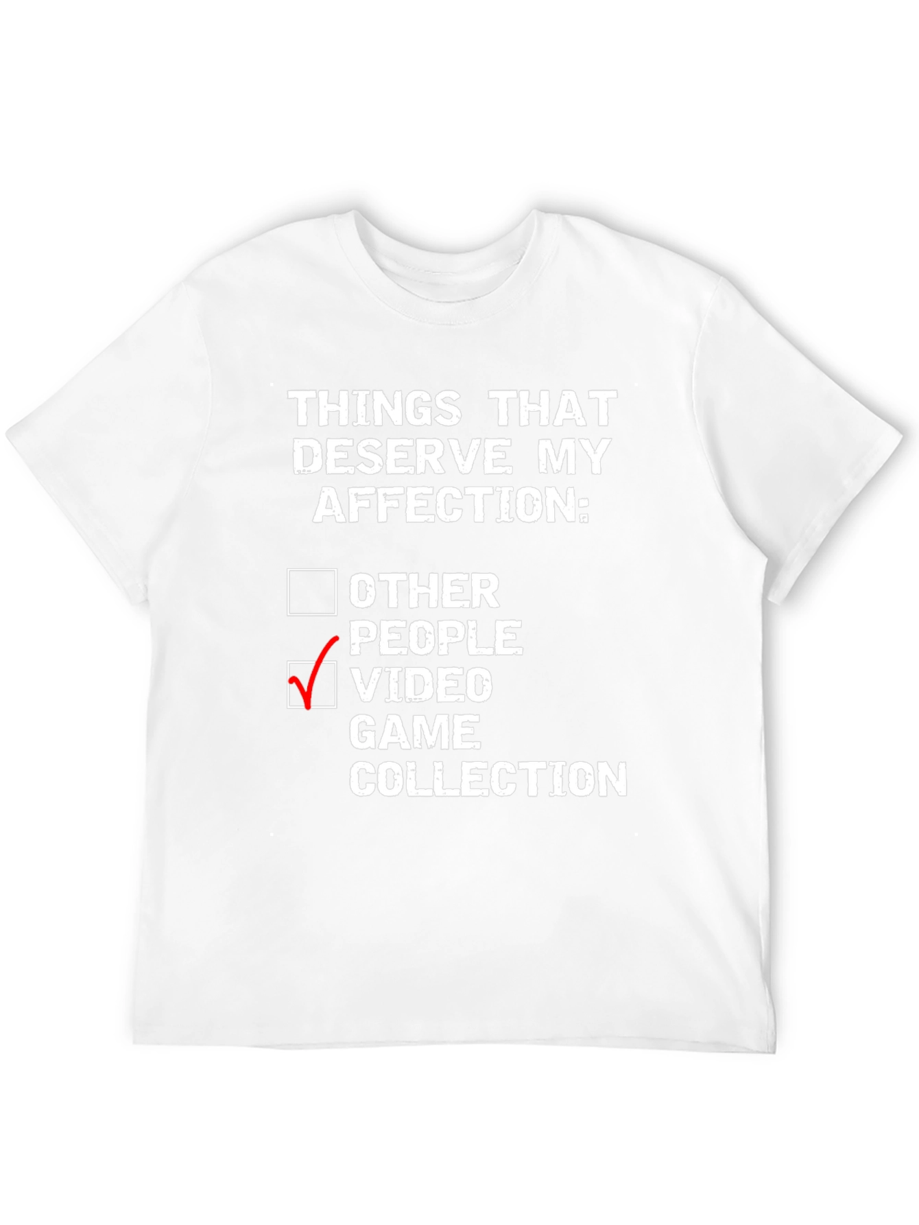Gamer Humor T-Shirt: Video Game Collection