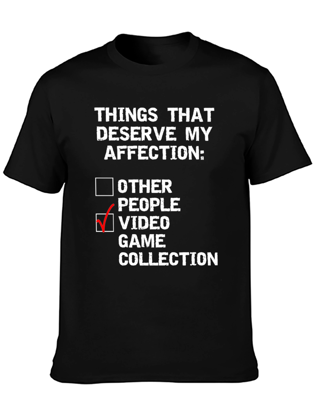 Gamer Humor T-Shirt: Video Game Collection