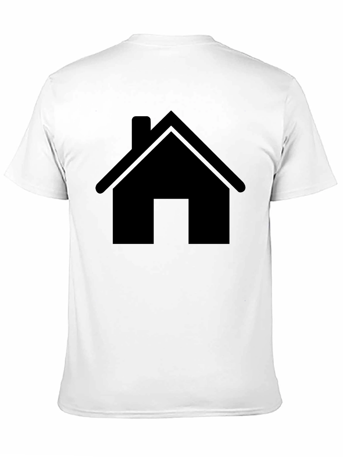 Home Icon Black T-Shirt - Simple Graphic Tee
