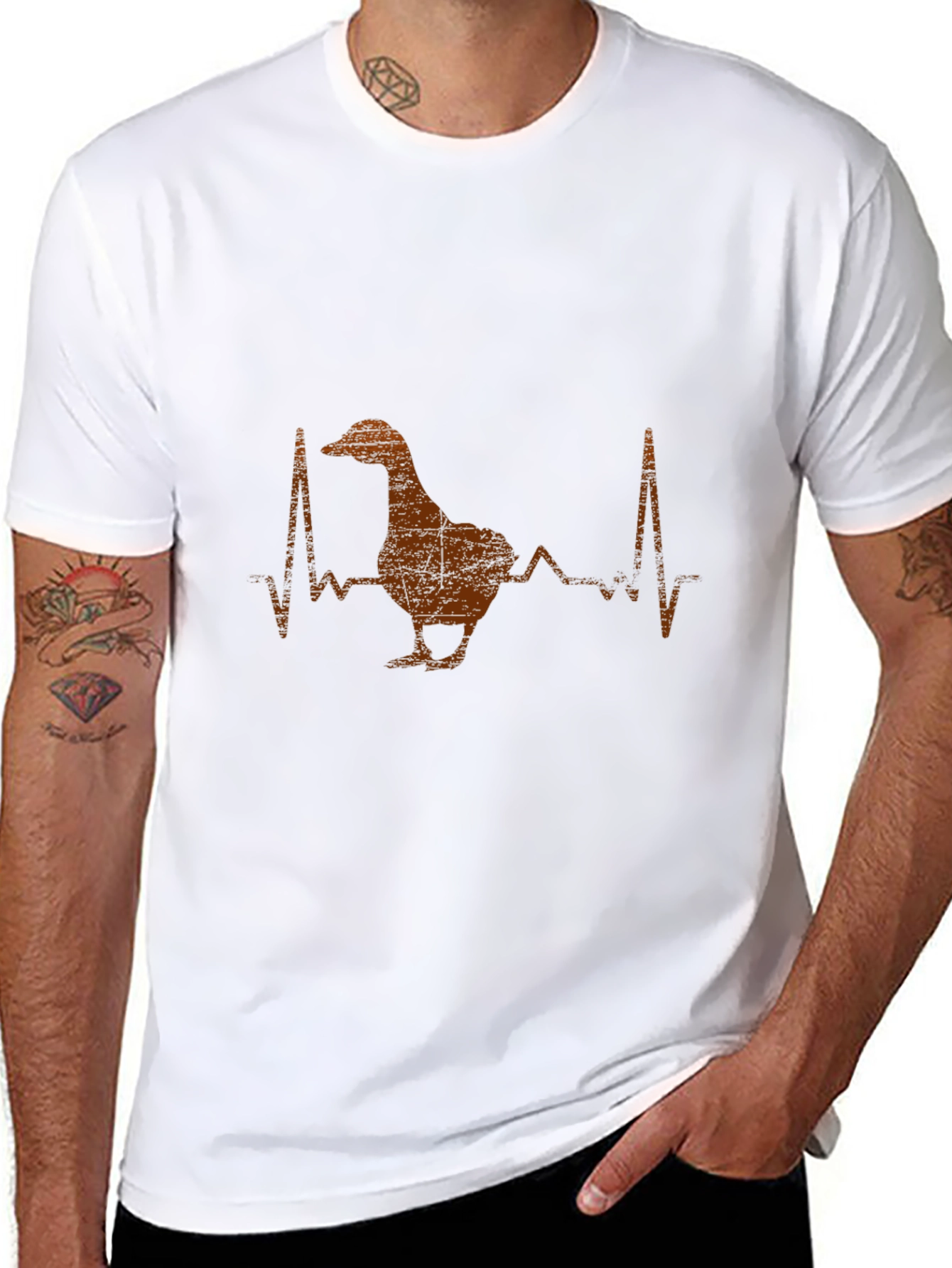 Goose Heartbeat Graphic Tee