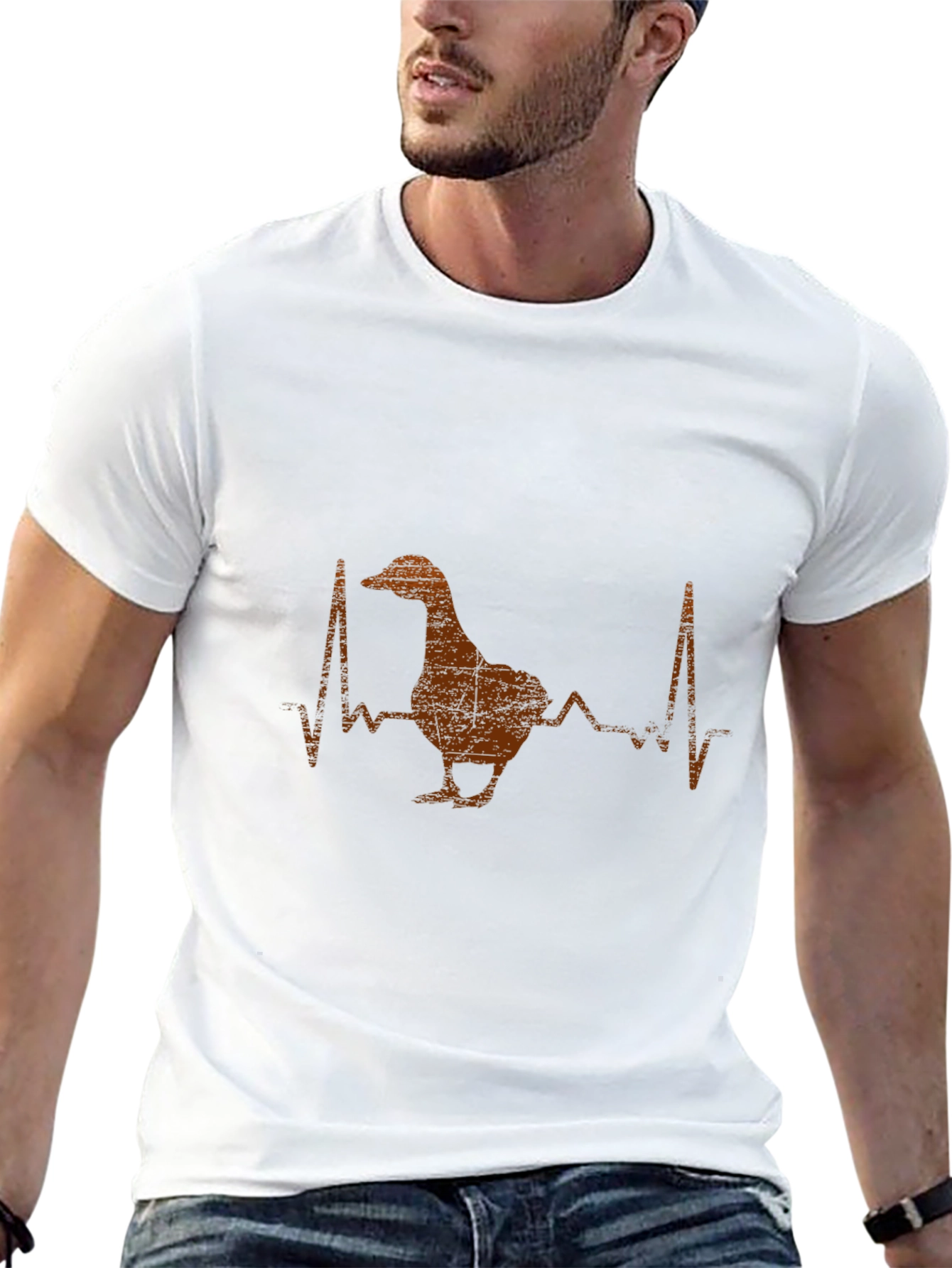 Goose Heartbeat Graphic Tee