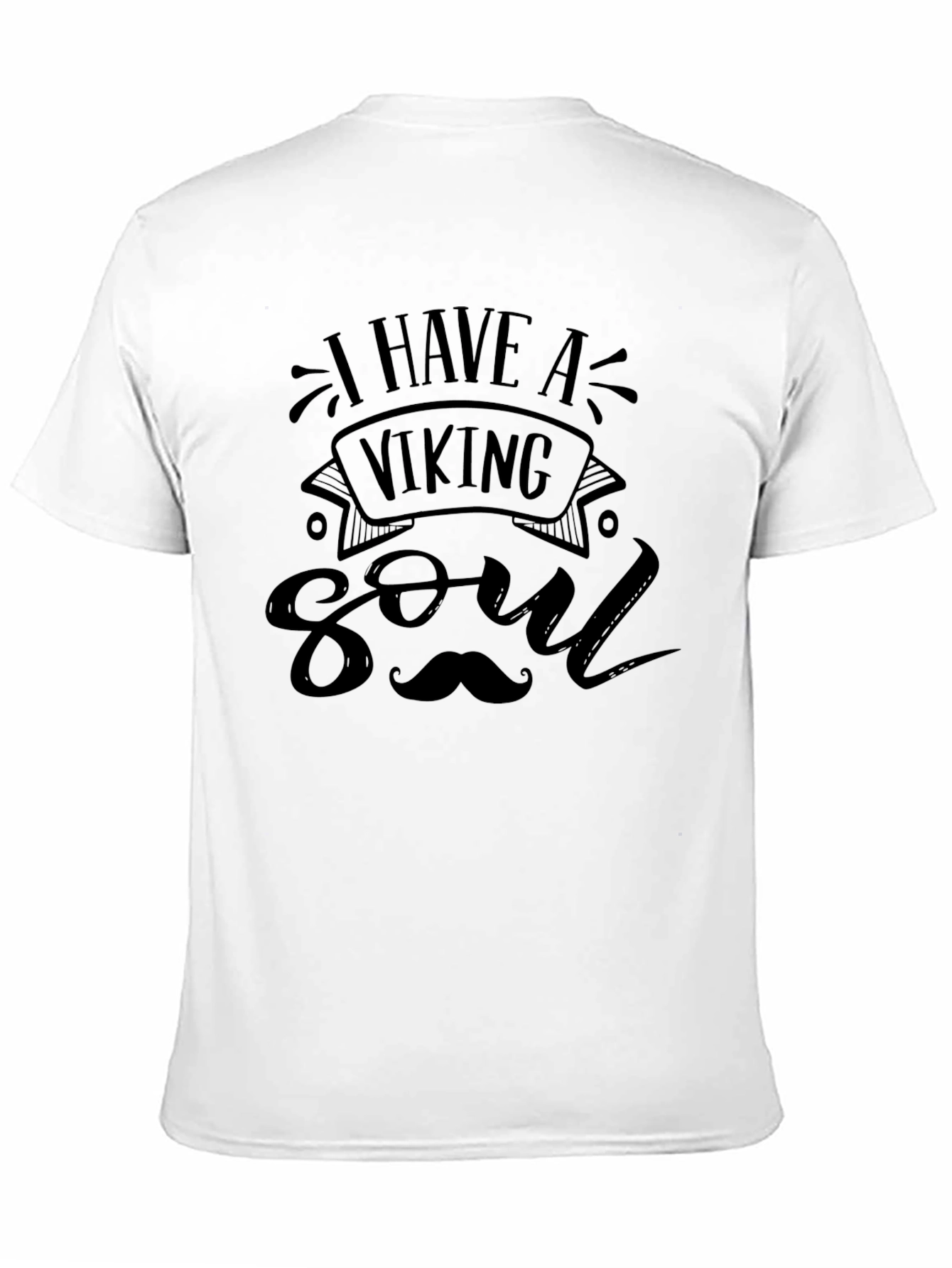 Viking Soul Graphic T-Shirt - Black
