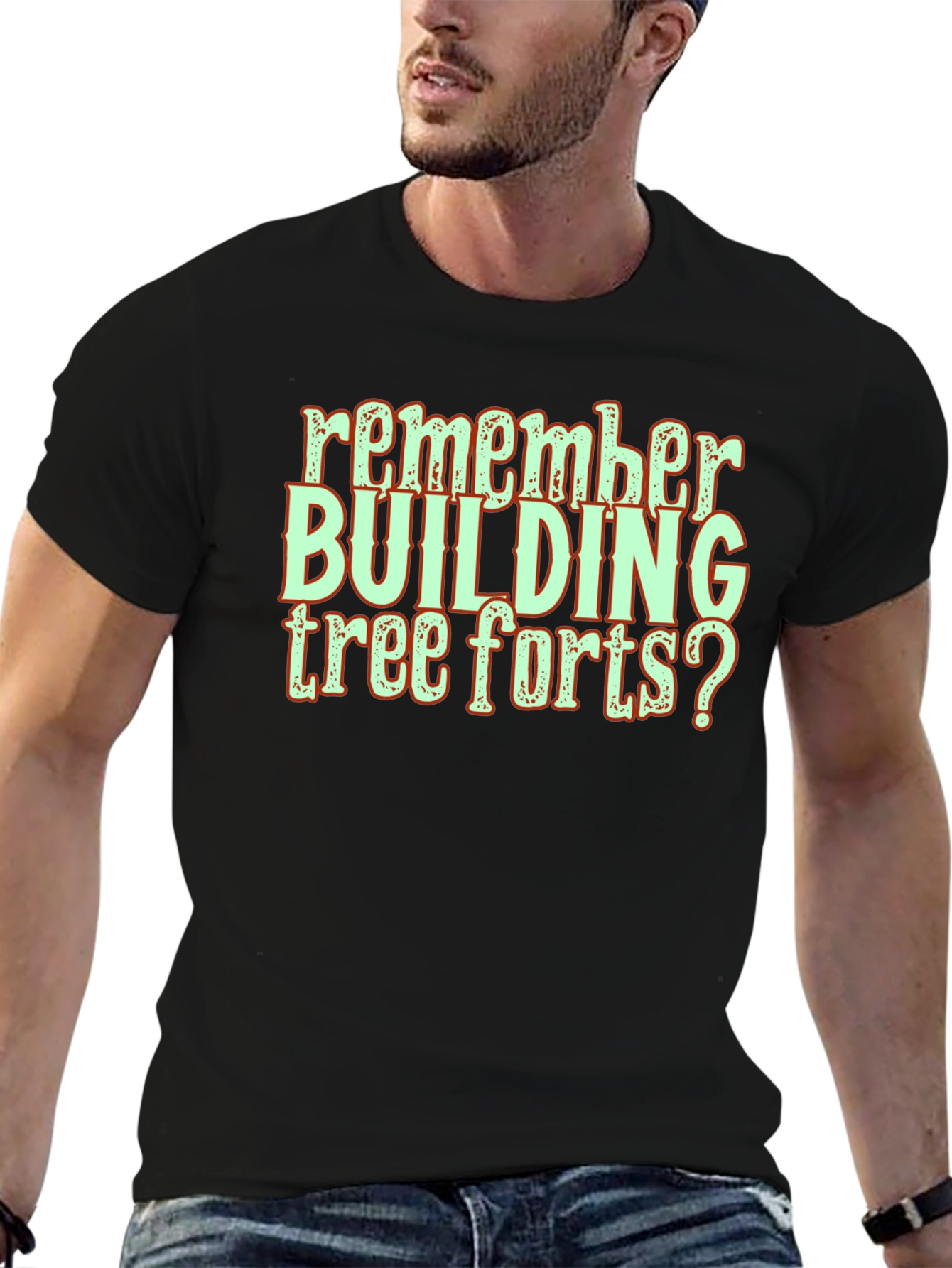 Remember Building Tree Forts? Graphic Tee