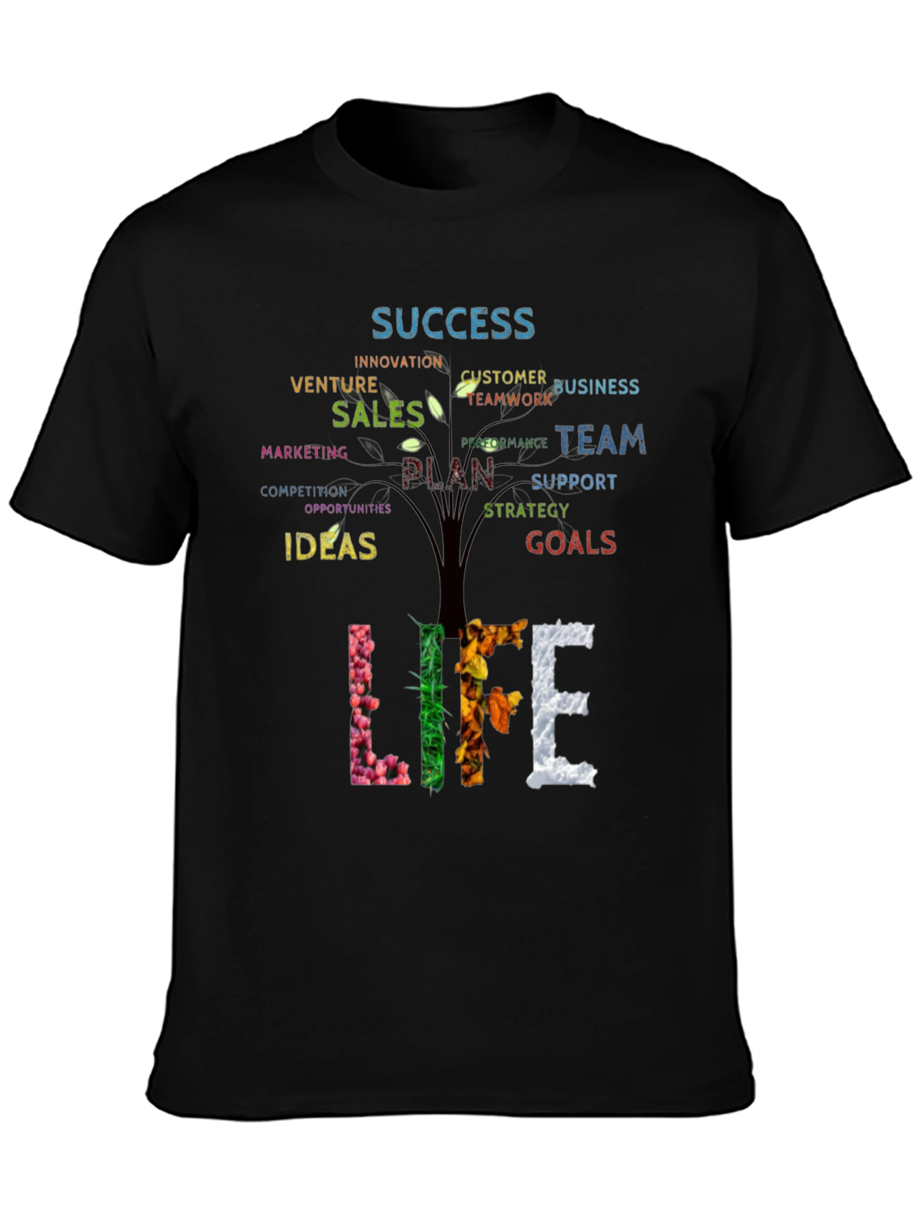Success Tree Graphic T-Shirt