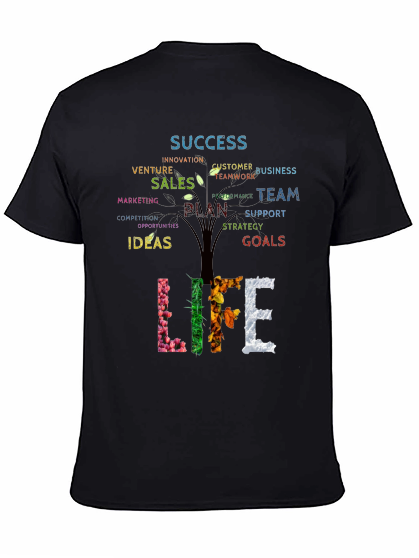 Success Tree Graphic T-Shirt