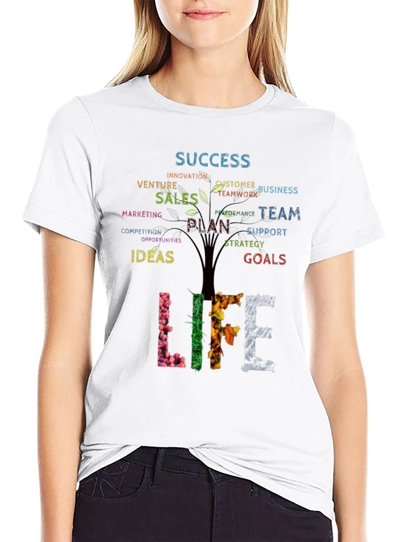 Success Tree Graphic T-Shirt