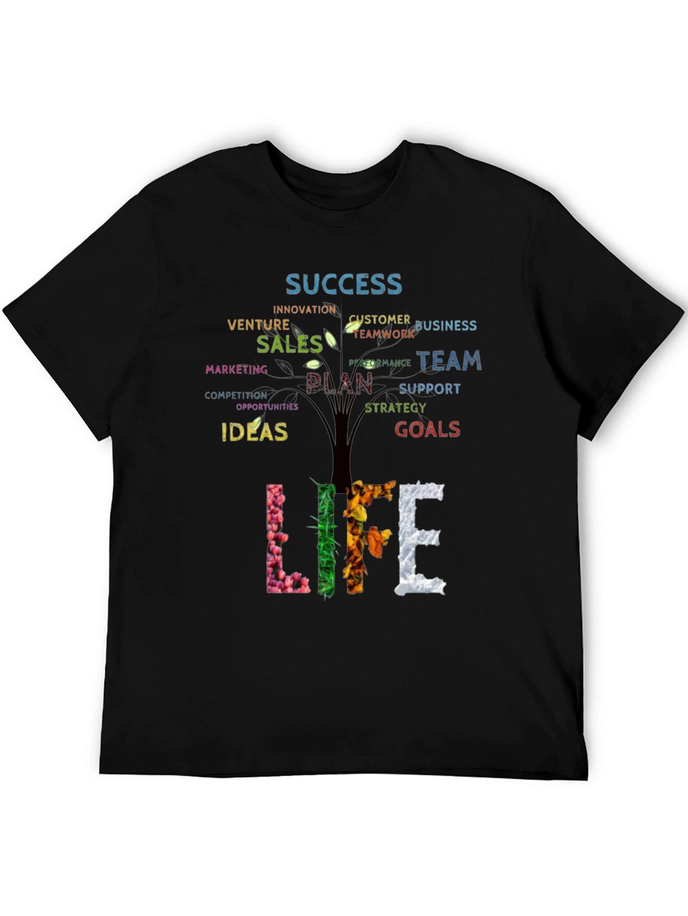 Success Tree Graphic T-Shirt
