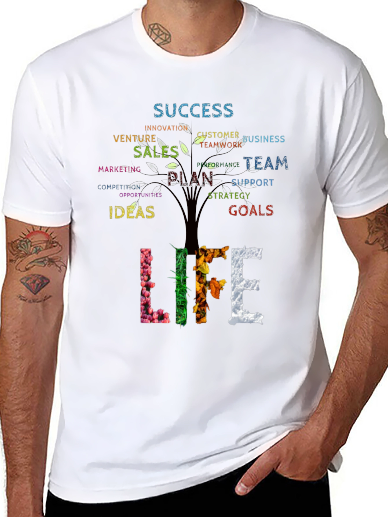 Success Tree Graphic T-Shirt